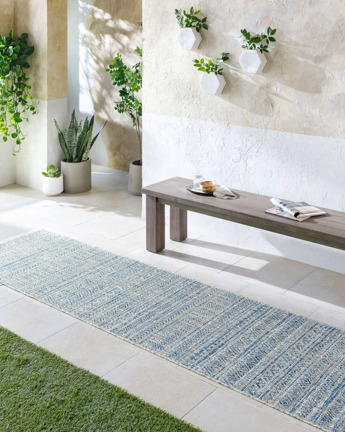 LIVABLISS Eagean EAG-2306 Blue Area Rug