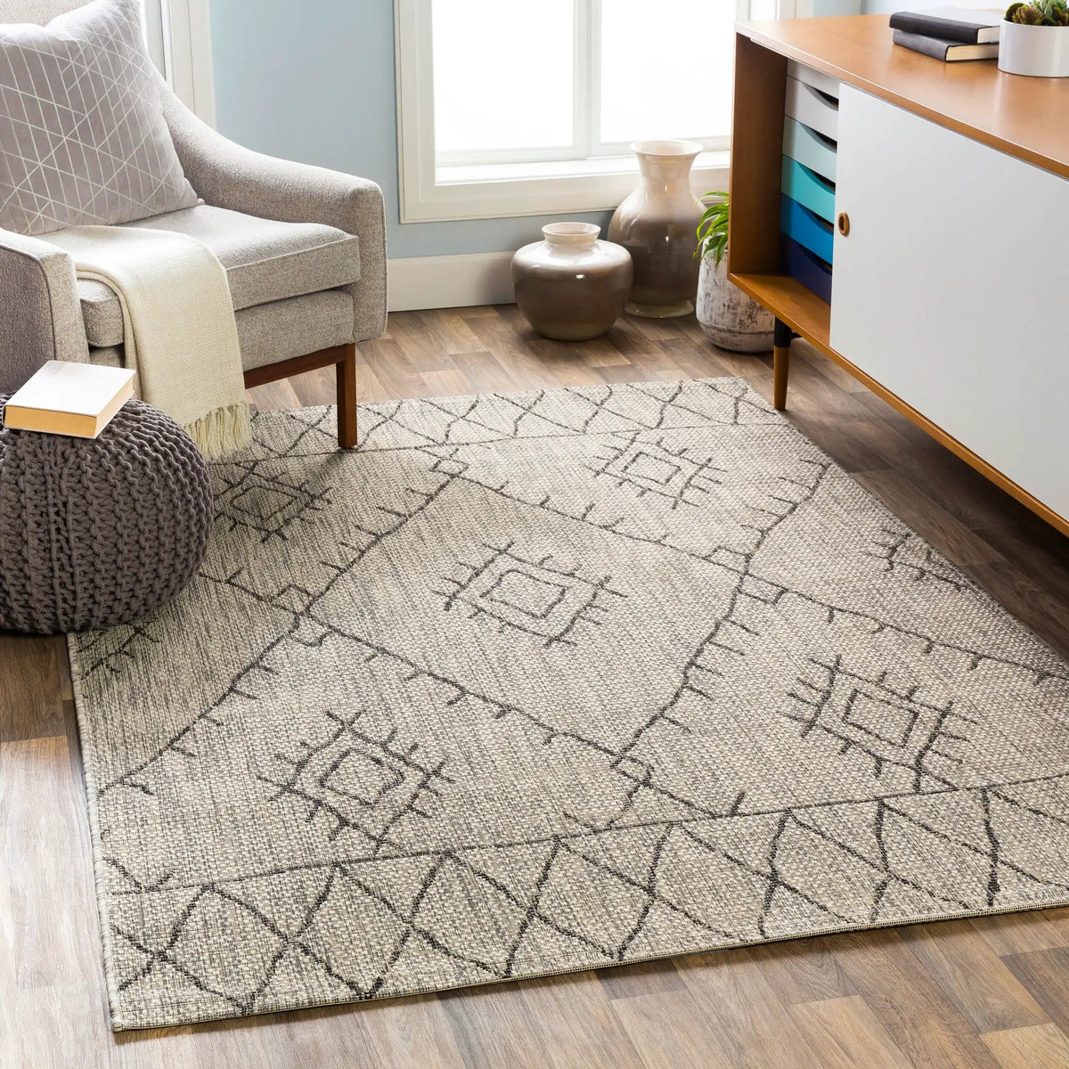 LIVABLISS Eagean EAG-2328 Taupe Area Rug