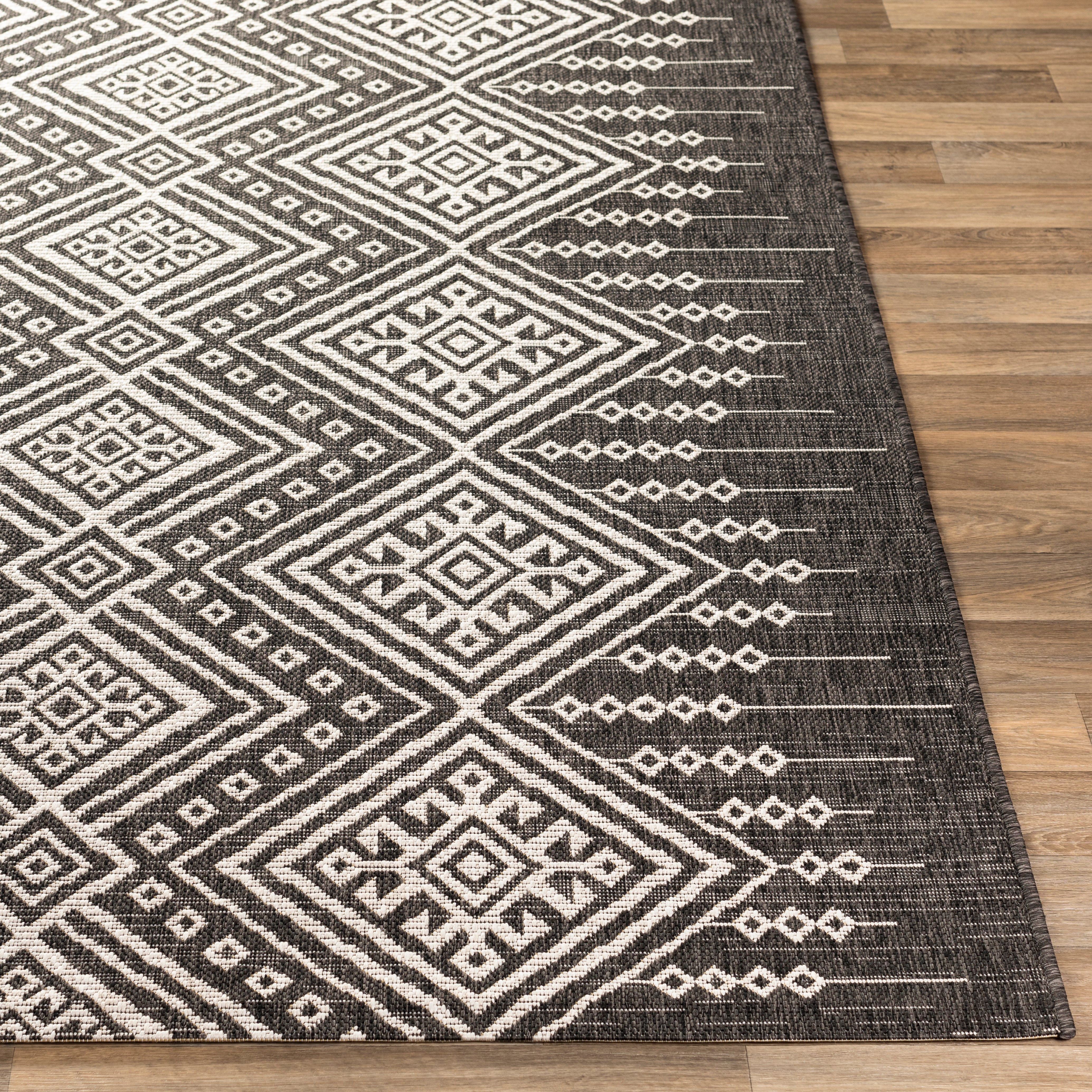 Surya Eagean EAG-2338 Black Area Rug by LIVABLISS