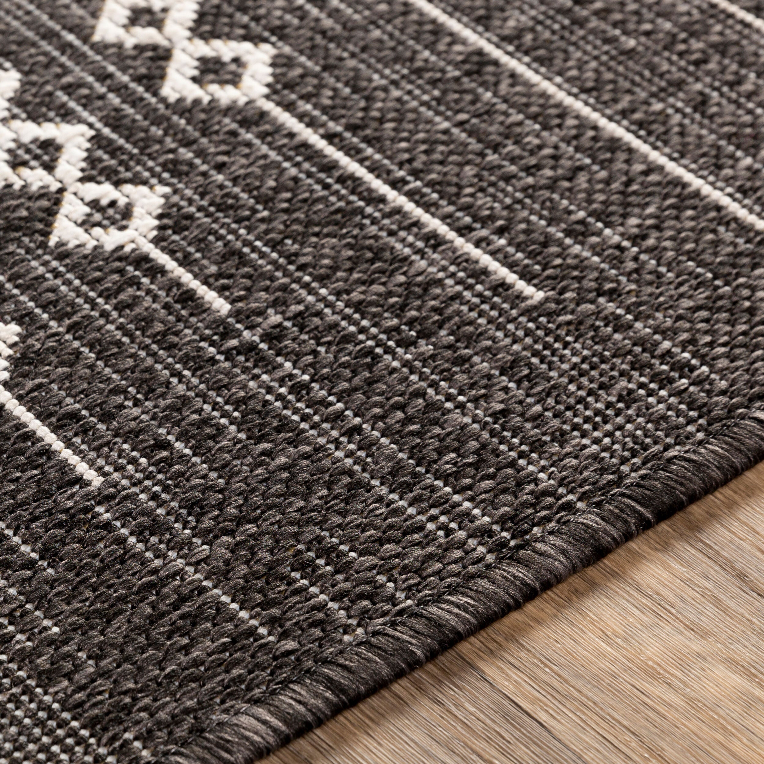 Surya Eagean EAG-2338 Black Area Rug by LIVABLISS