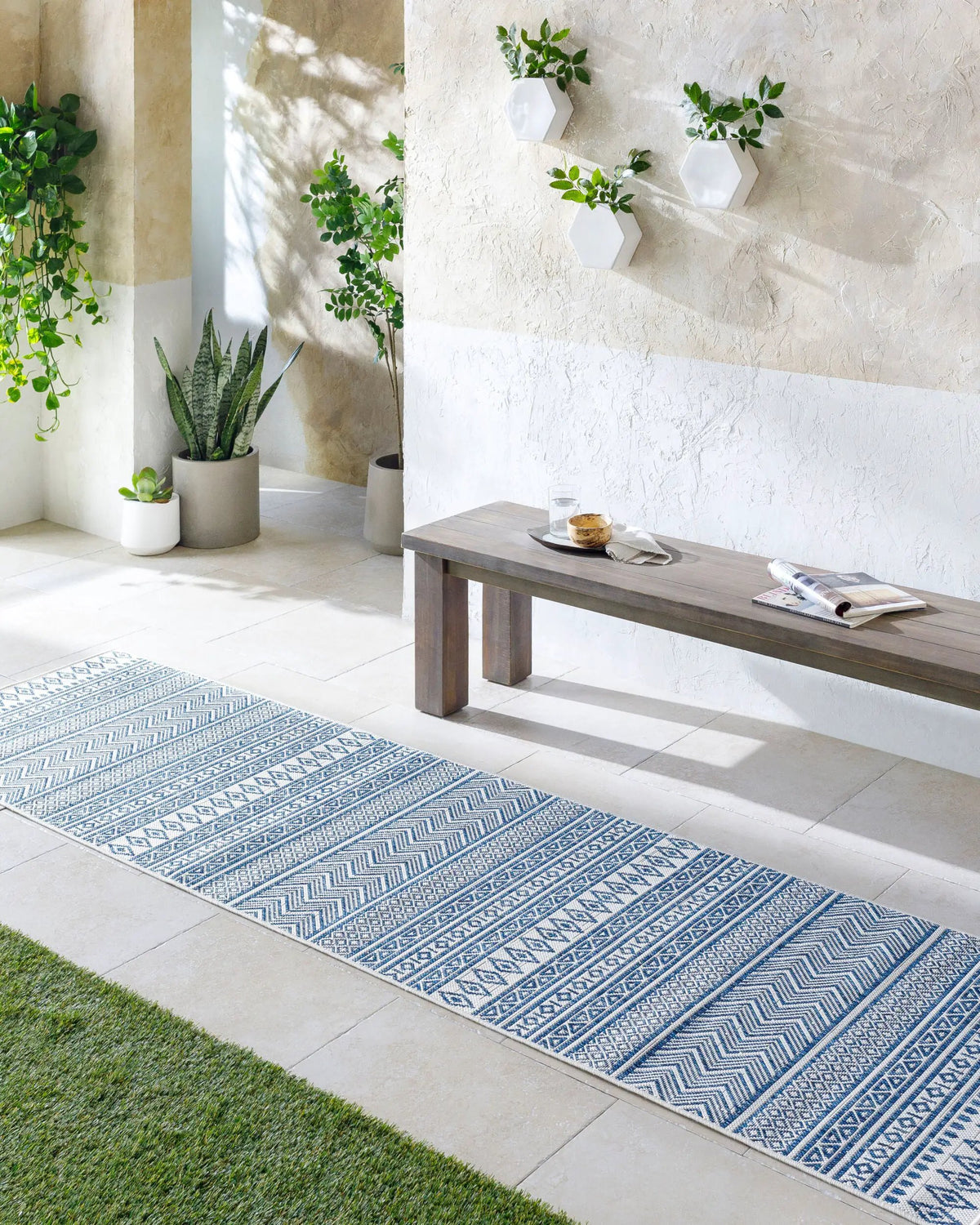 LIVABLISS Eagean EAG-2344 Blue Area Rug