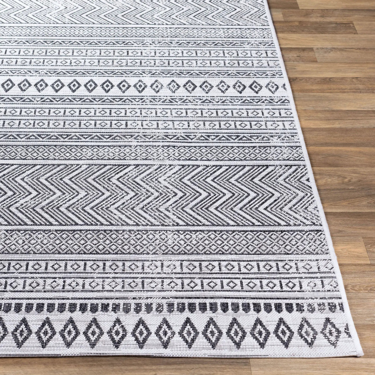LIVABLISS Eagean EAG-2345 Black Area Rug