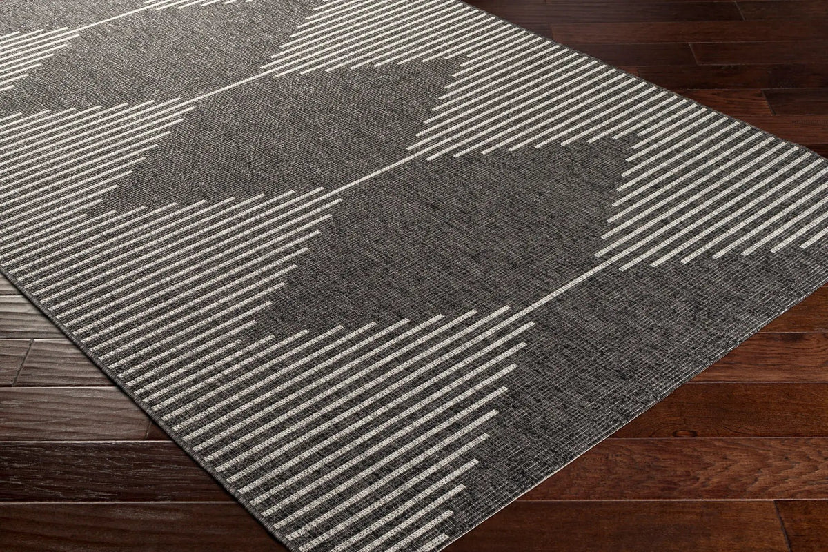 LIVABLISS Eagean EAG-2348 Black Area Rug