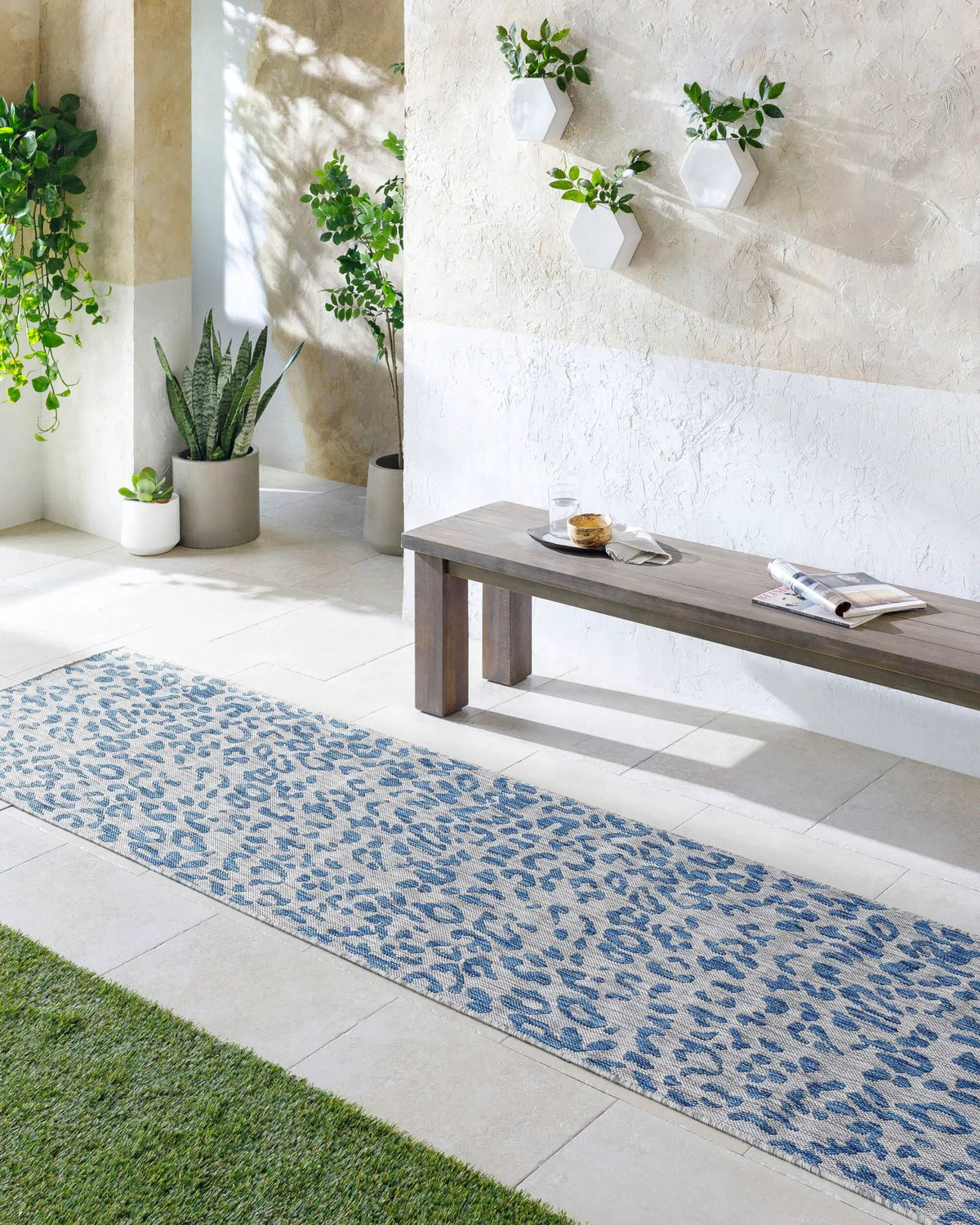 LIVABLISS Eagean EAG-2353 Blue Area Rug