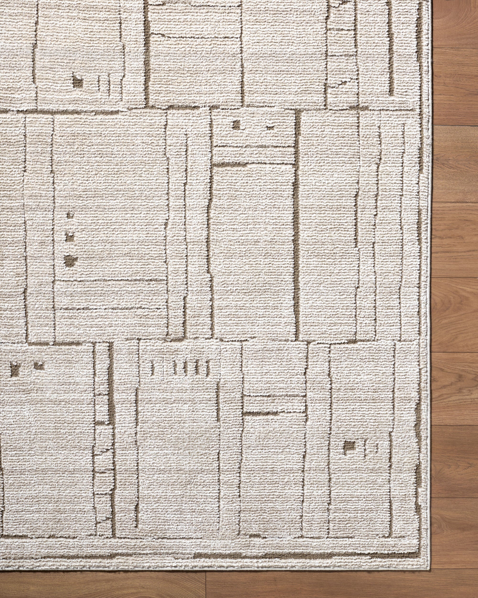 Elle Decor x Livabliss Alma EDAL-2300 Taupe Area Rug