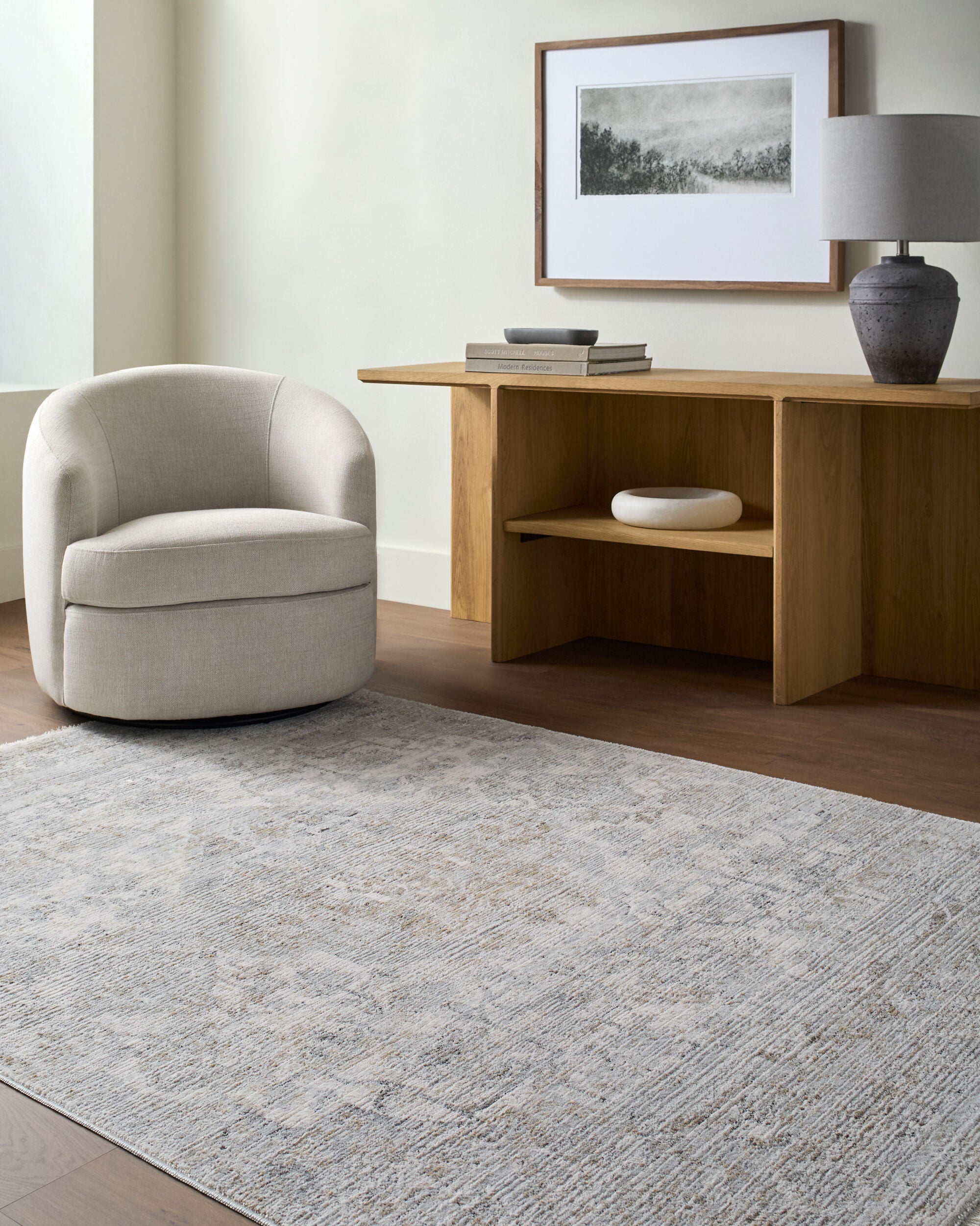 Surya Edmonton EDO-2305 Light Gray Area Rug by LIVABLISS