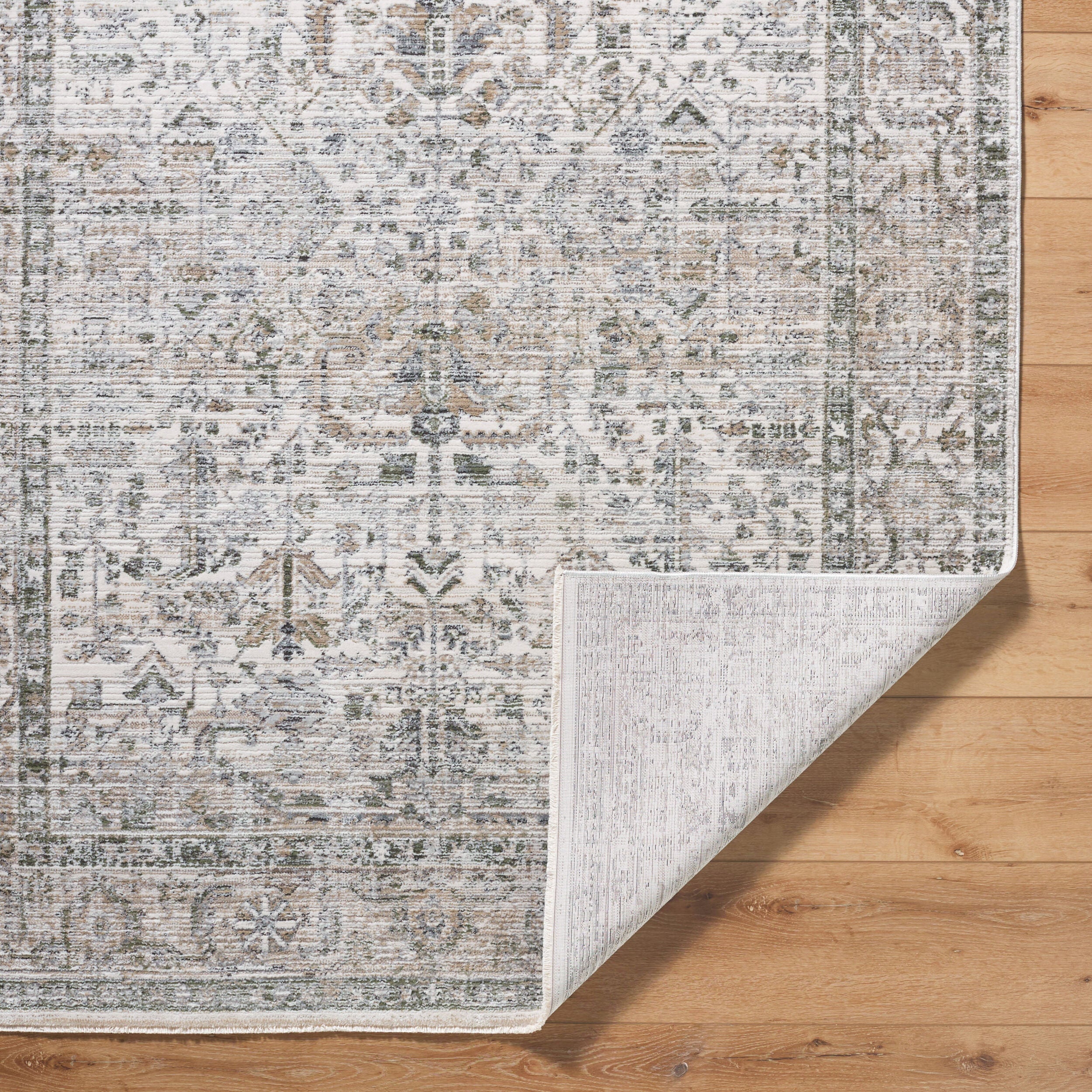 Surya Edmonton EDO-2310 Light Gray Area Rug by LIVABLISS