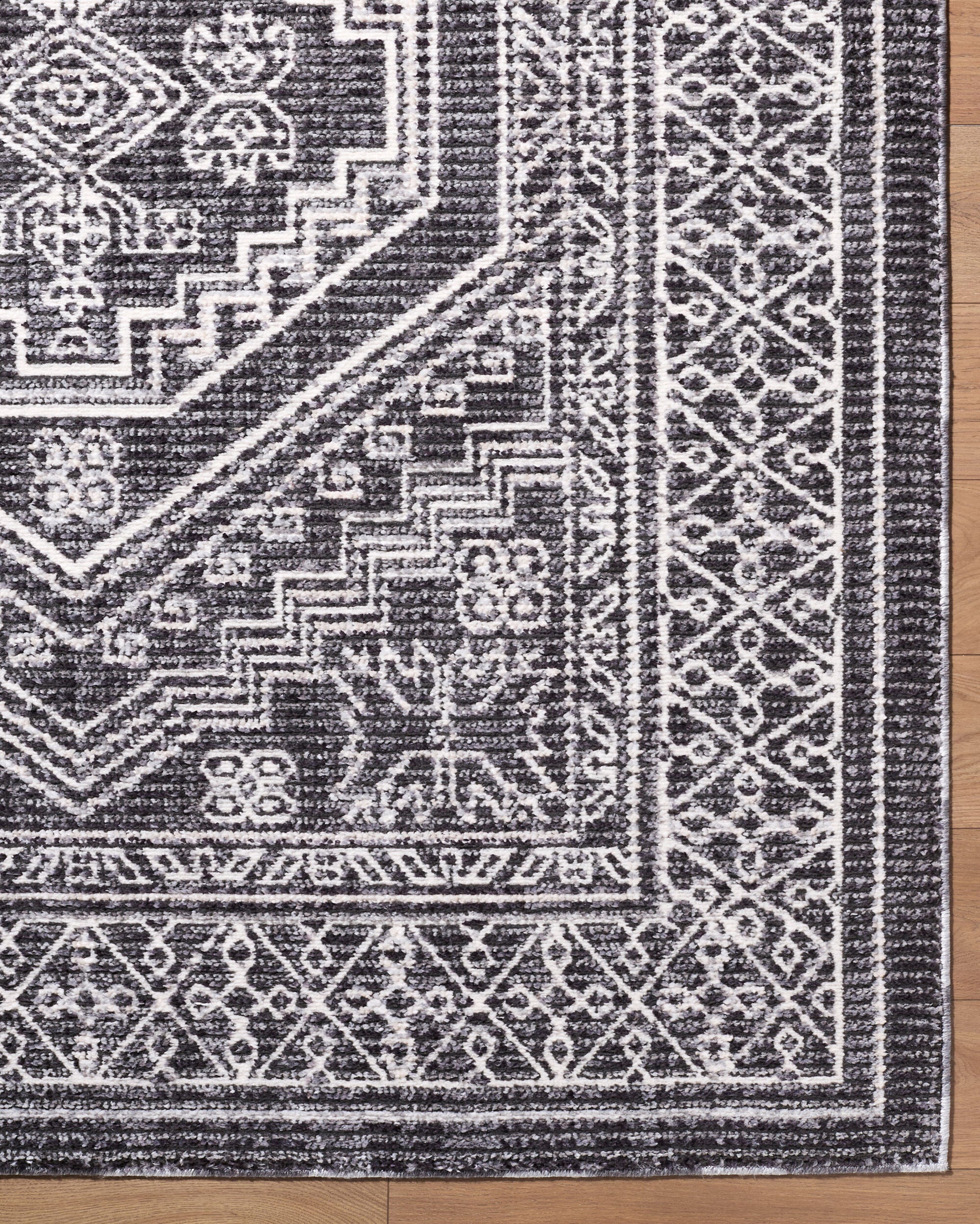 Elle Decor x Livabliss Odeon EDOD-2306 Black Area Rug
