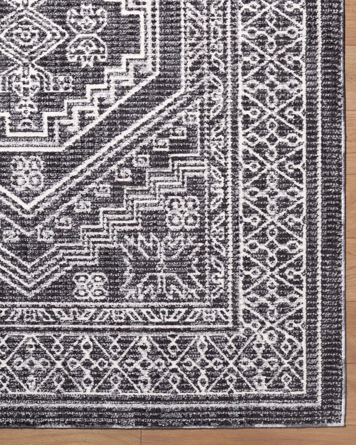 Odeon EDOD-2306 Black Area Rug by Elle Decor x LIVABLISS