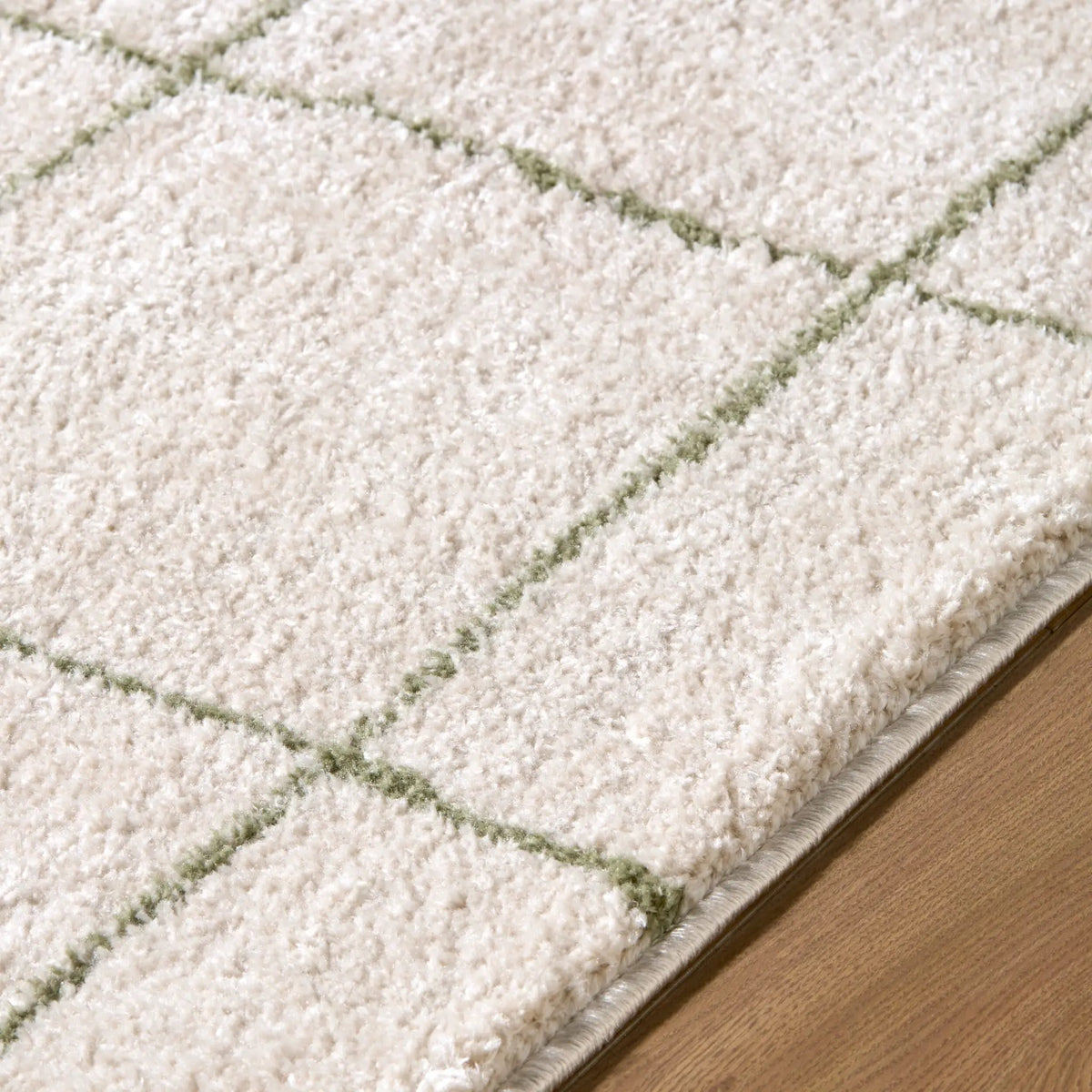 Rivoli EDRV-2301 Cream / Olive Area Rug by Elle Decor x LIVABLISS