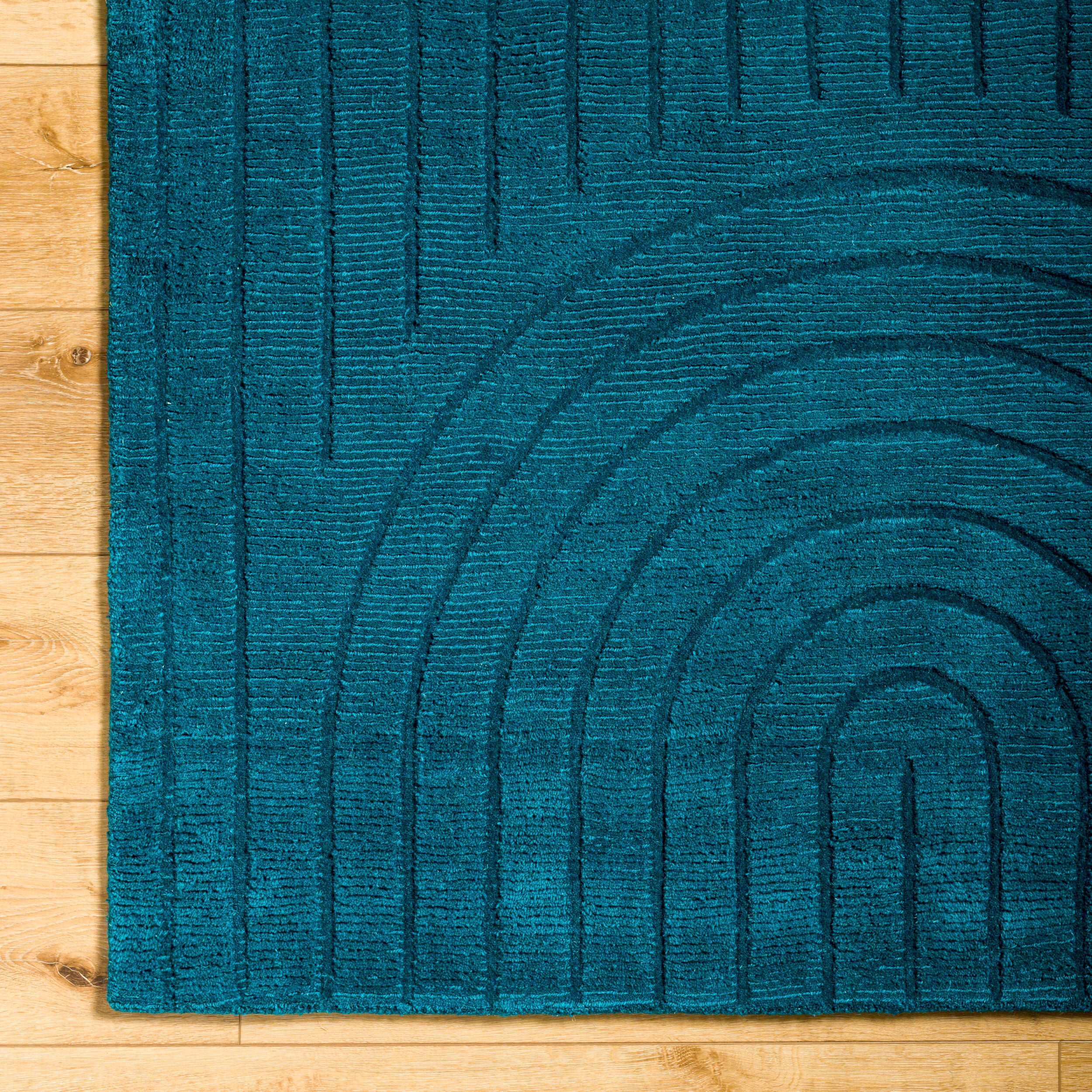 Surya Elissa EIA-2302 Deep Teal Area Rug by LIVABLISS