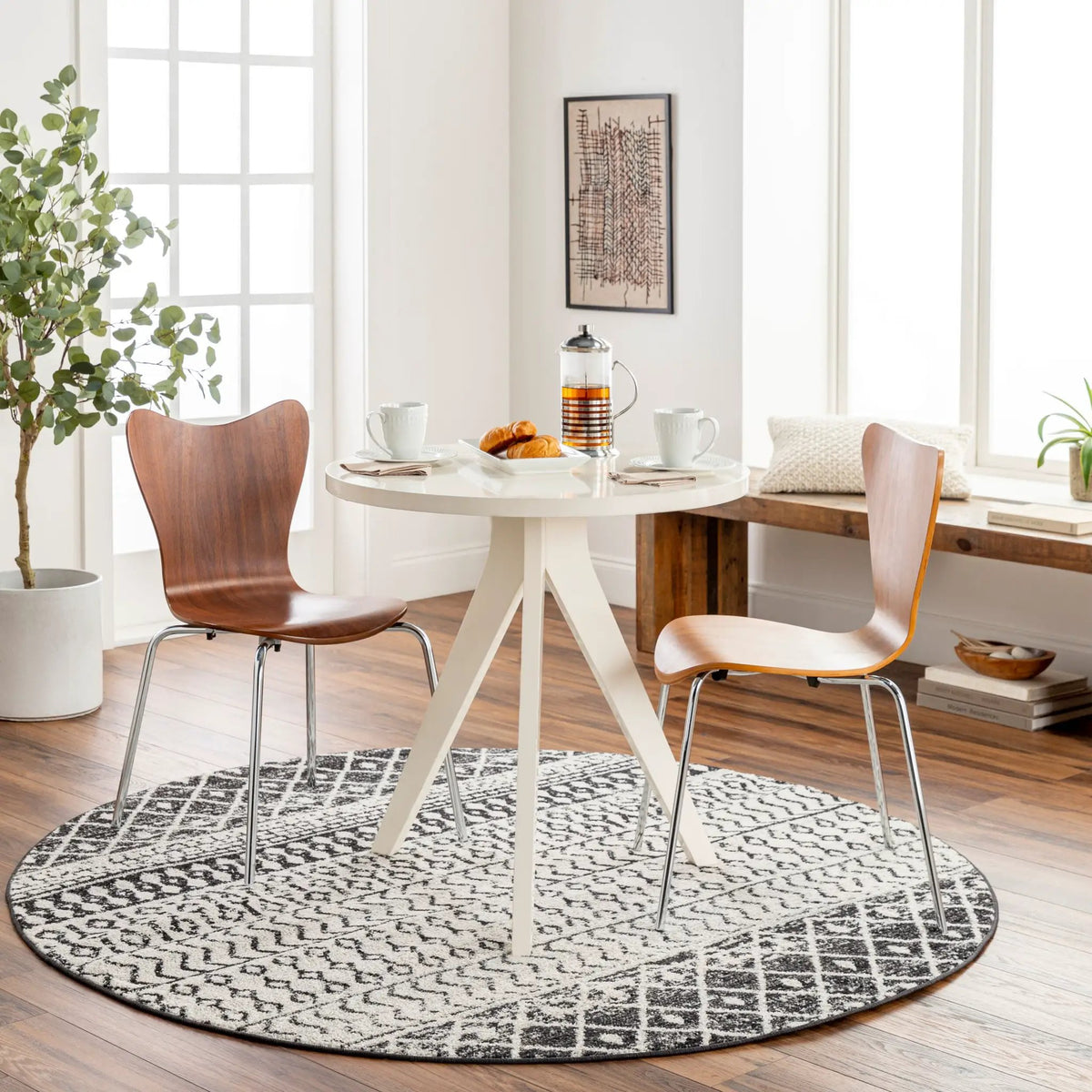 LIVABLISS Elaziz ELZ-2307 Black Area Rug