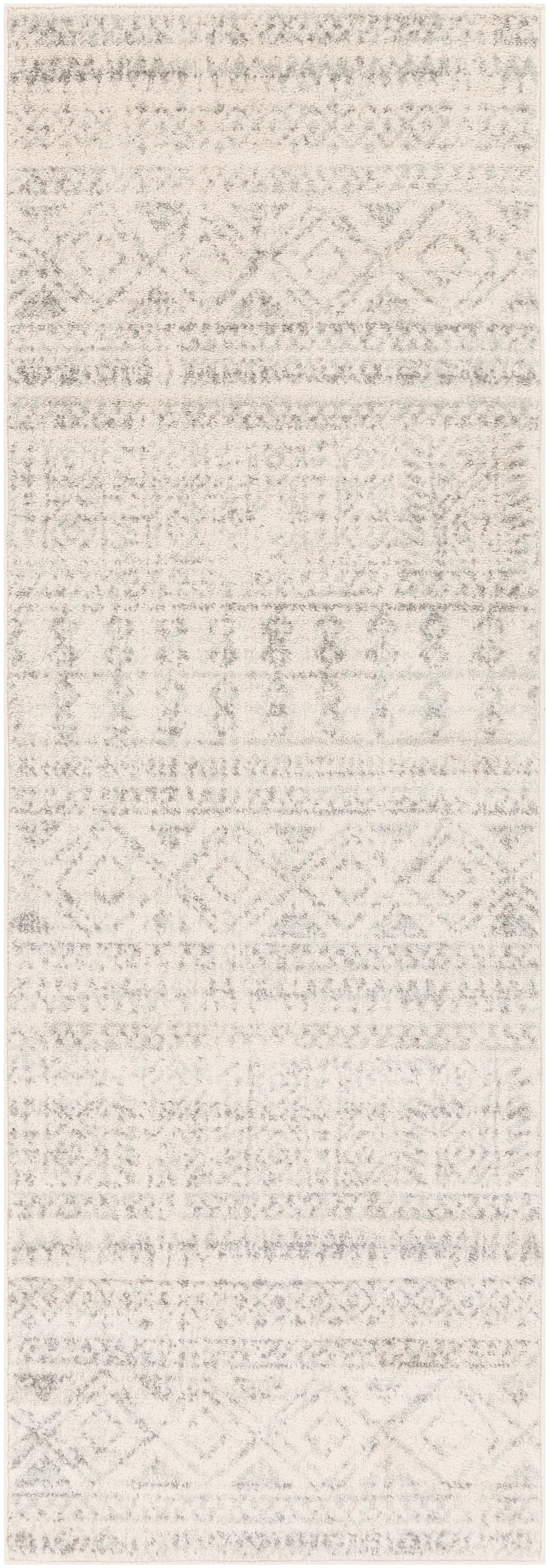Elaziz ELZ-2354 Gray Area Rug by LIVABLISS
