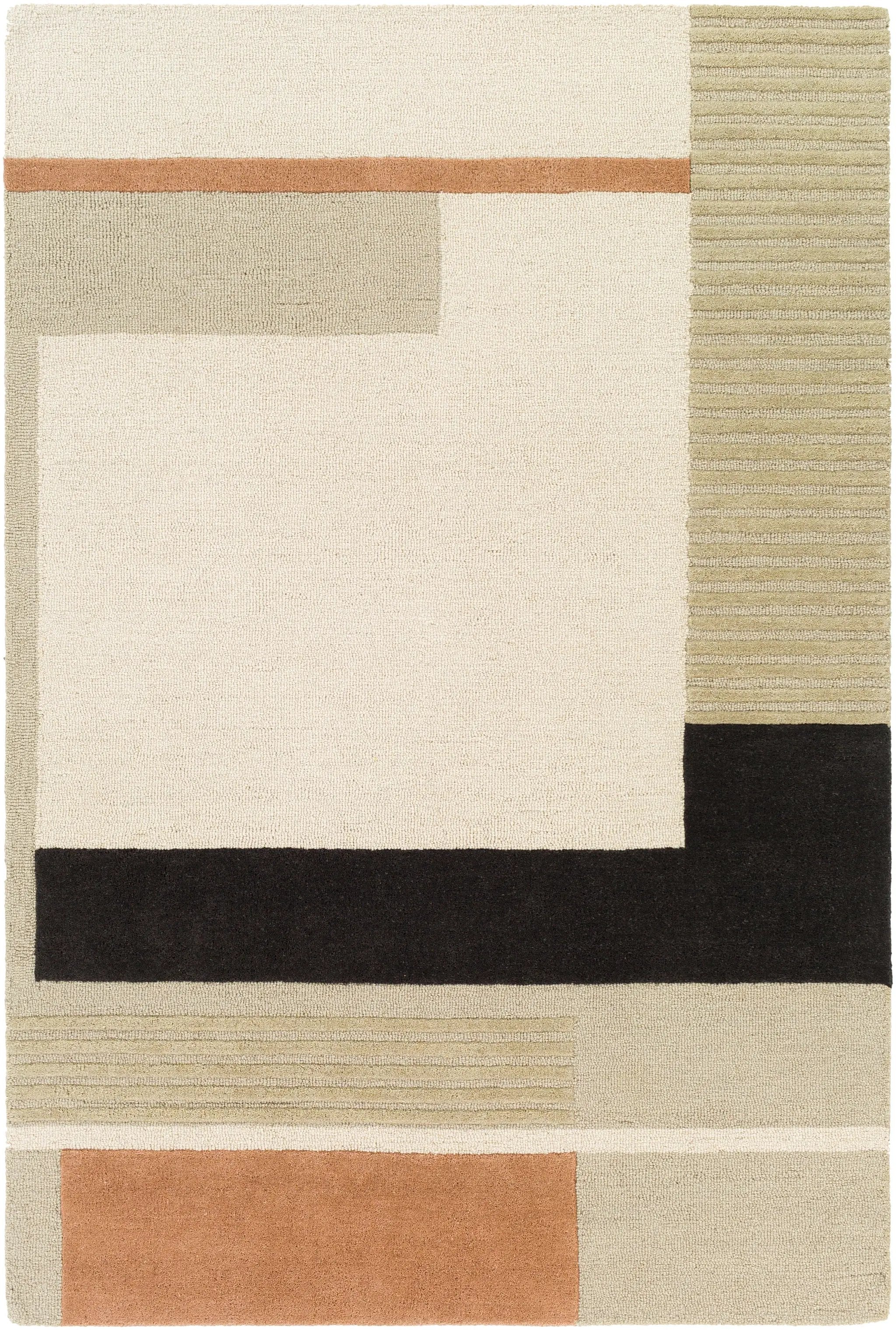 Emma EMM-2303 Light-Beige Area Rug by LIVABLISS