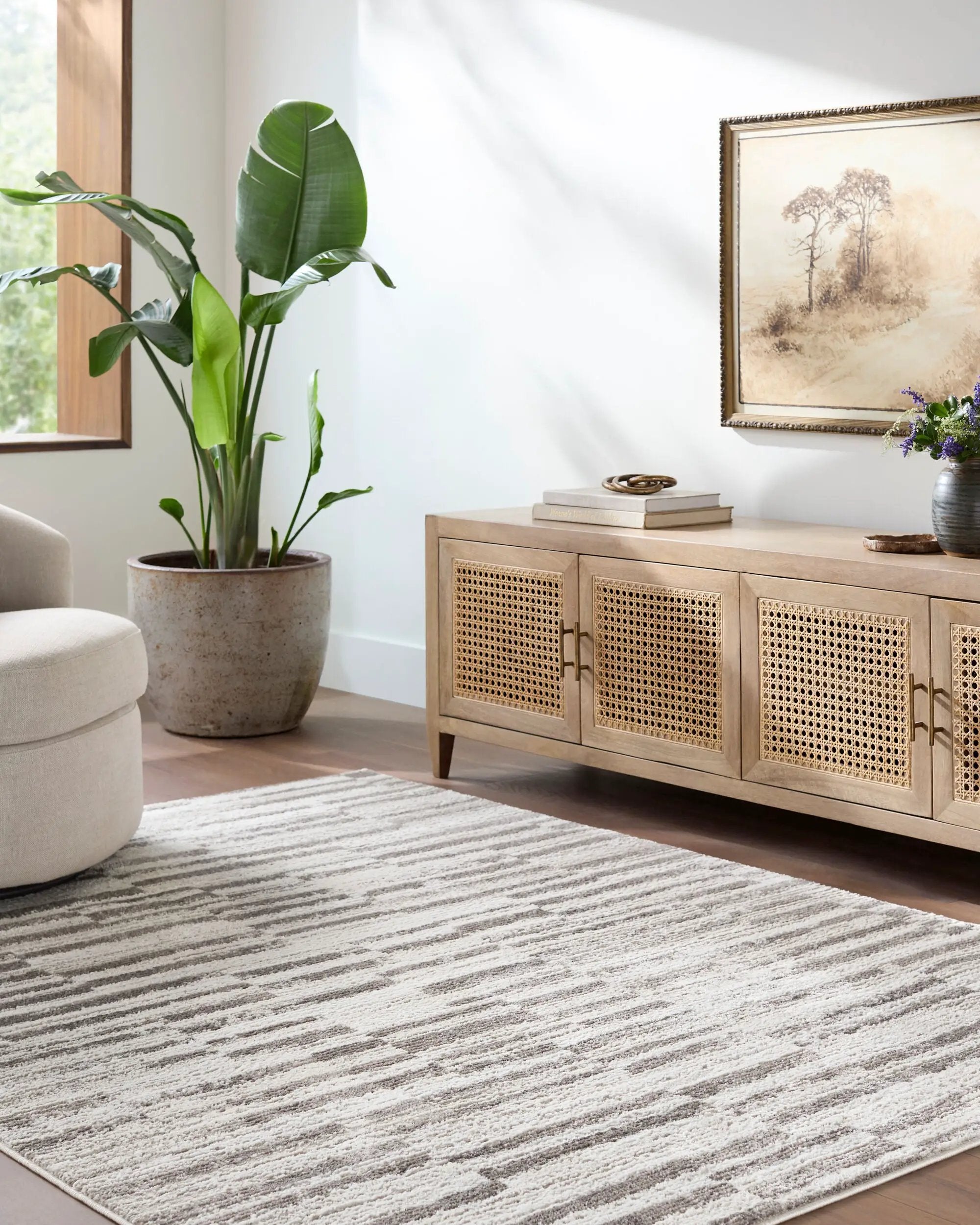 Enfield ENF-2328 Light-Beige Area Rug by LIVABLISS