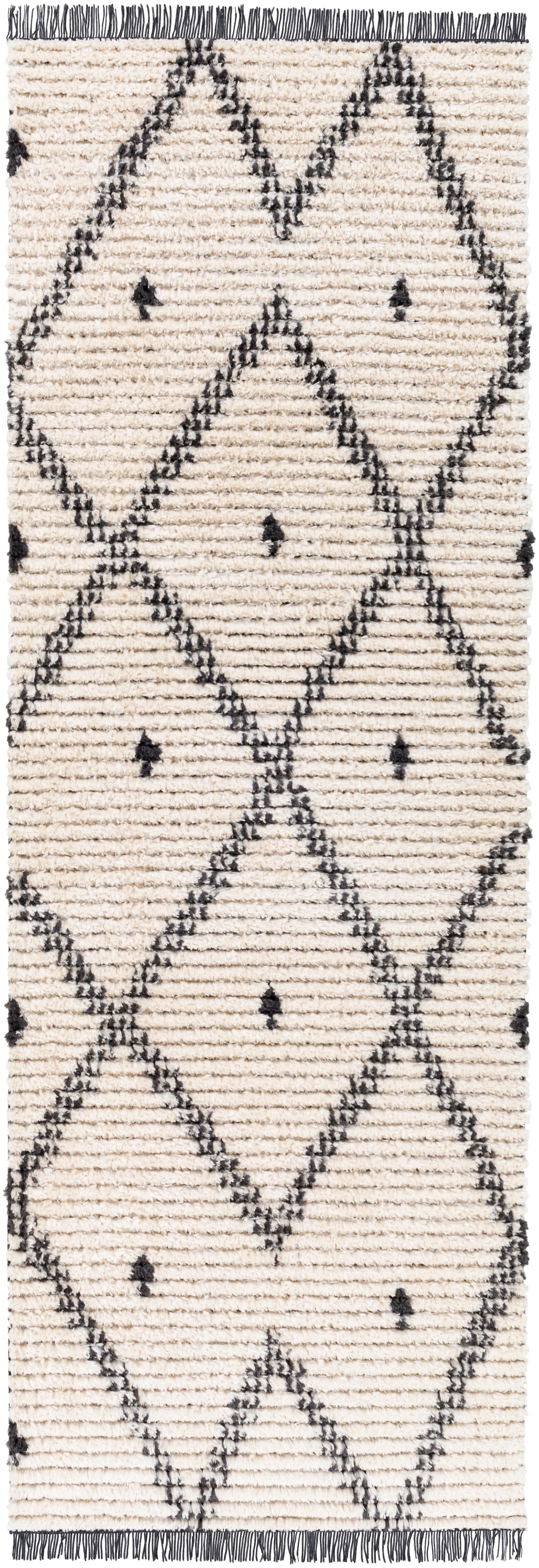 Surya Enzo ENZ-2301 Black Area Rug by LIVABLISS