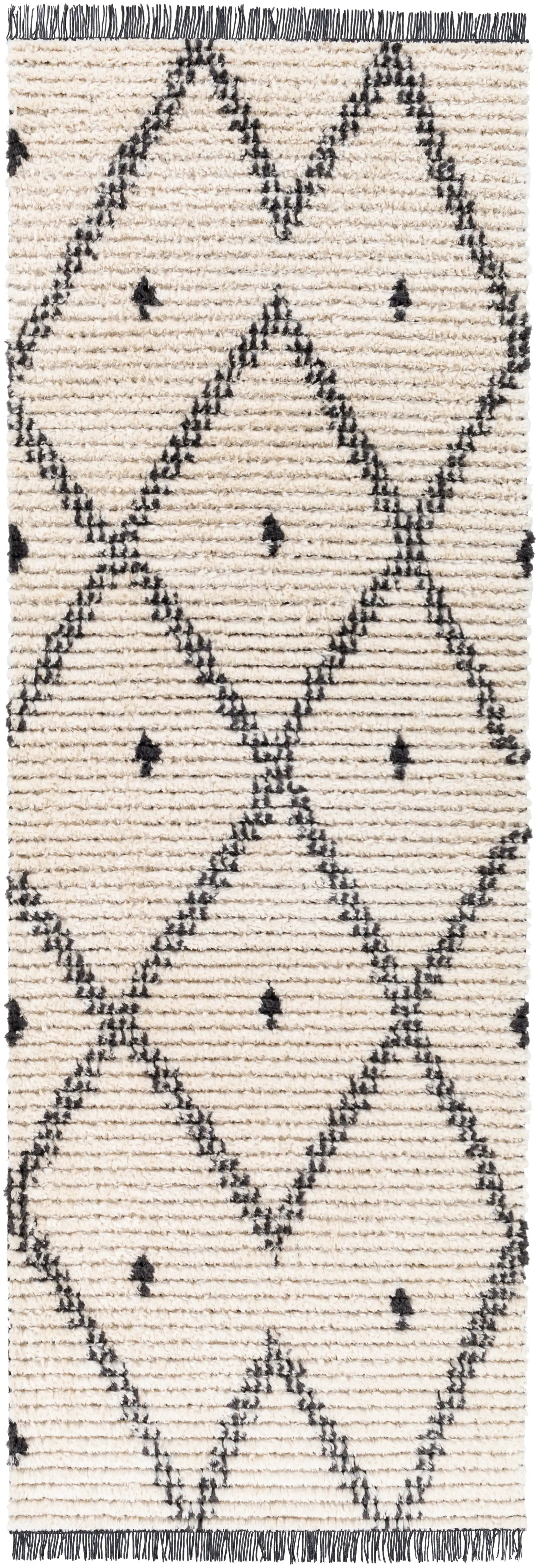 Enzo ENZ-2301 Black Area Rug by LIVABLISS