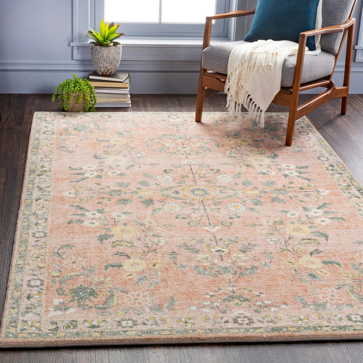 LIVABLISS Erin ERN-2308 Pink Area Rug