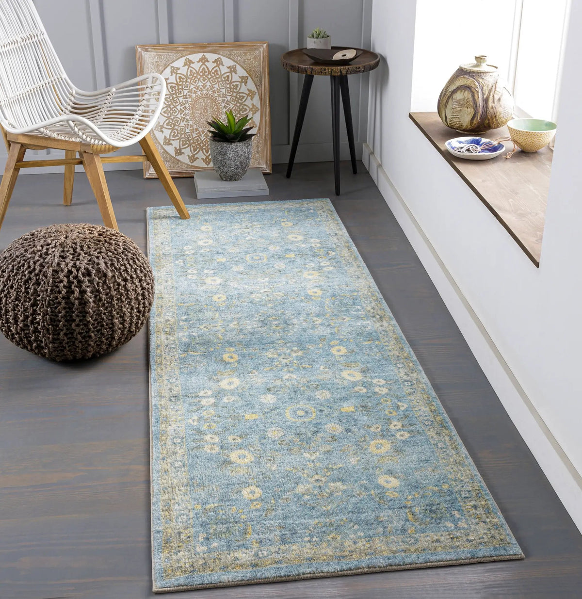 LIVABLISS Erin ERN-2311 Blue Area Rug