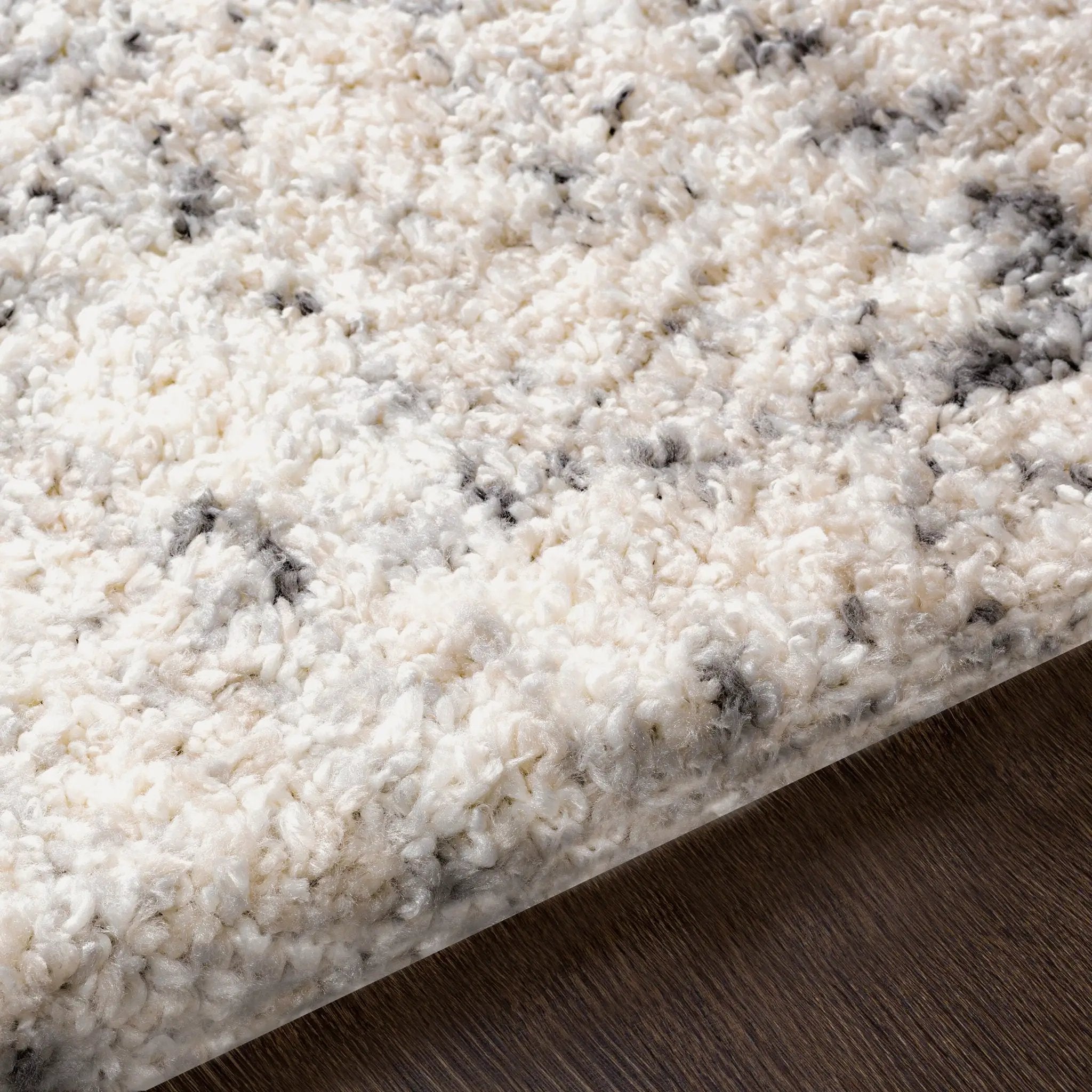 Eskimo Shag ESG-2300 Black Area Rug by LIVABLISS