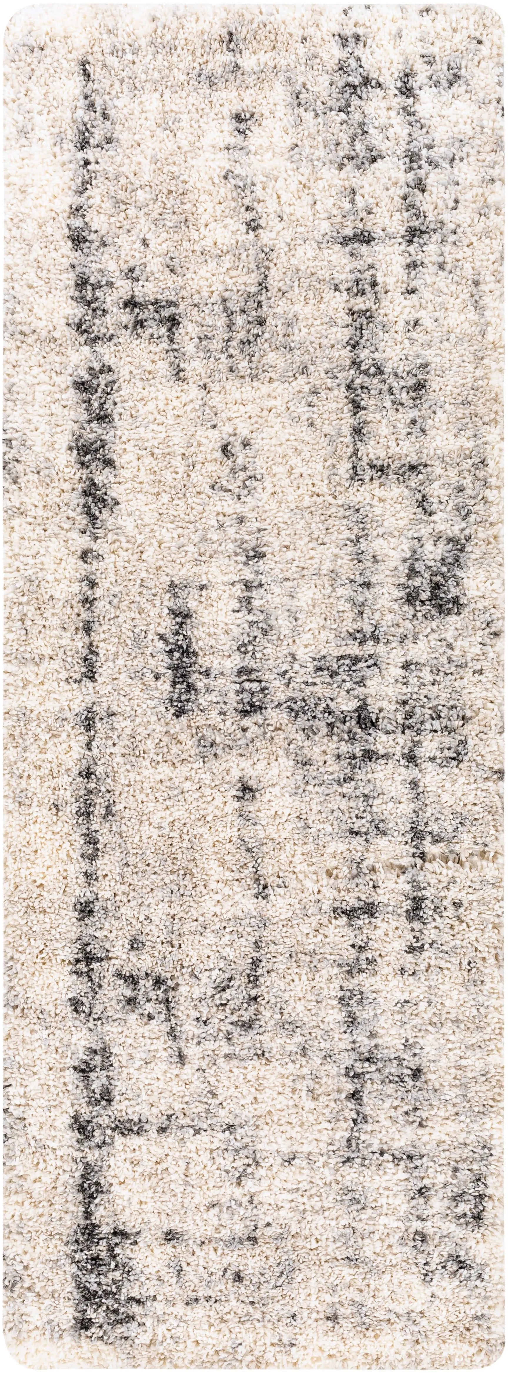 Eskimo Shag ESG-2306 Light-Beige Area Rug by LIVABLISS