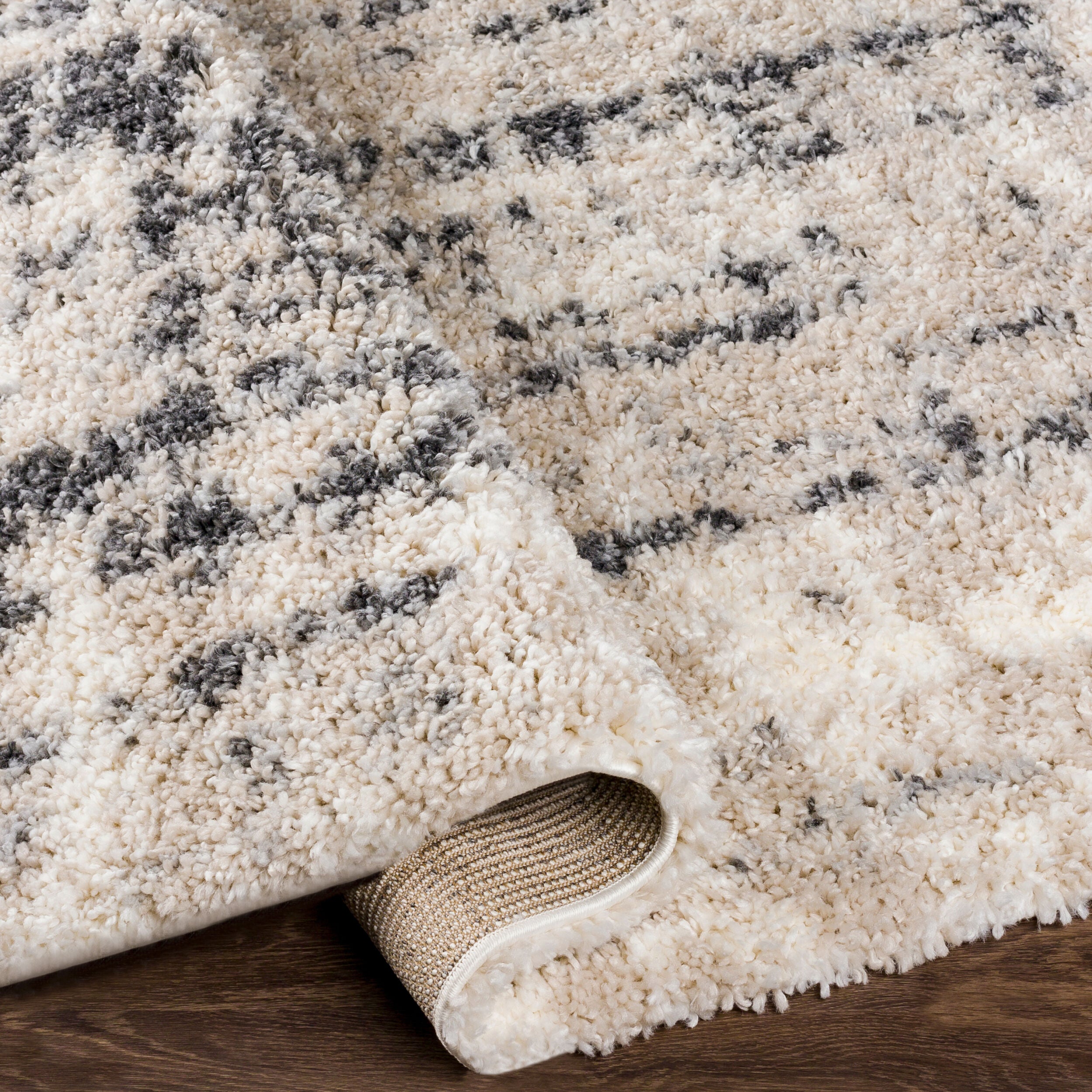 Surya Eskimo Shag ESG-2306 Light Beige Area Rug by LIVABLISS