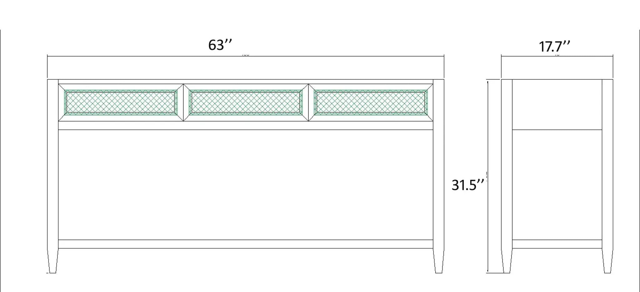 Etewah ETW-003 Console Table by LIVABLISS
