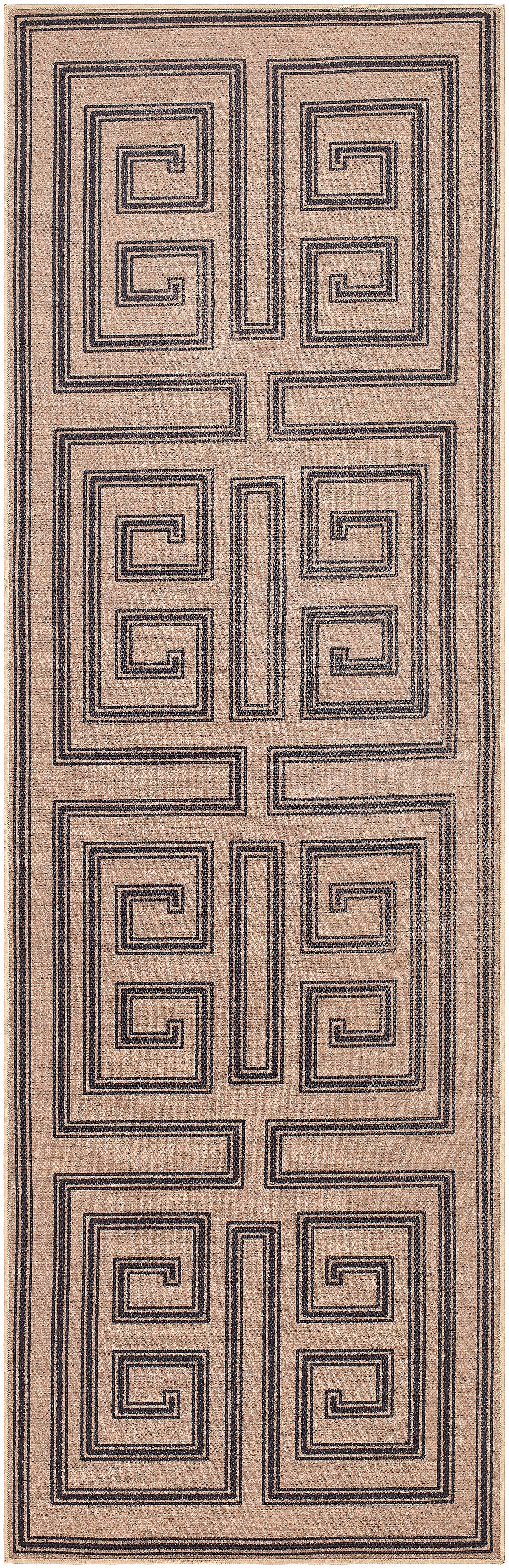 Livabliss Ez Jute EZT-2307 Light Brown Machine Washable Area Rug