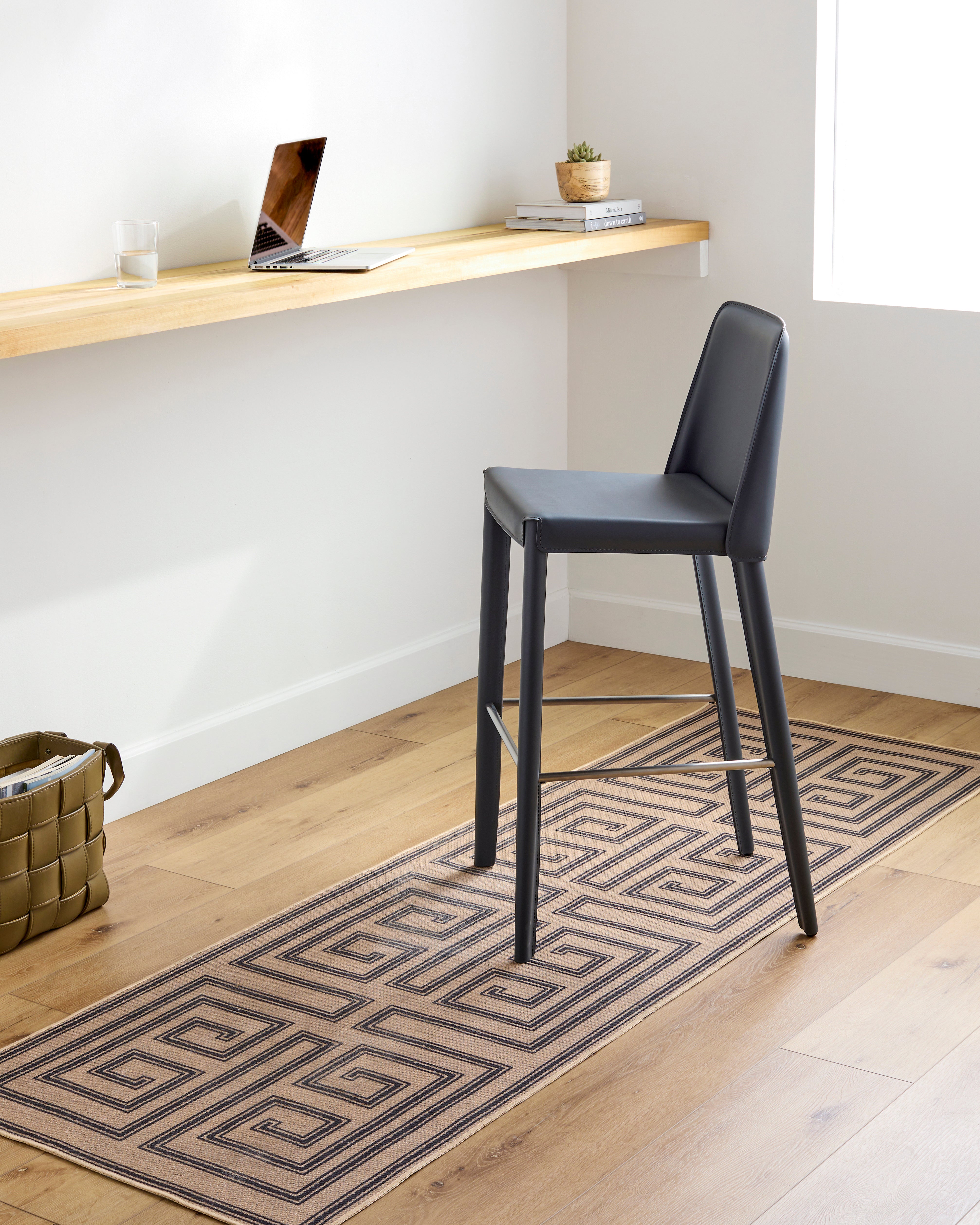 Livabliss Ez Jute EZT-2307 Light Brown Machine Washable Area Rug