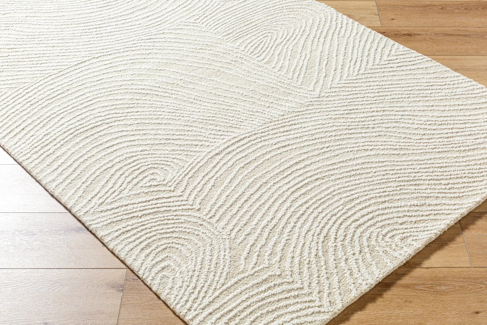 Falcao FAC-2301 Ivory Area Rug by LIVABLISS
