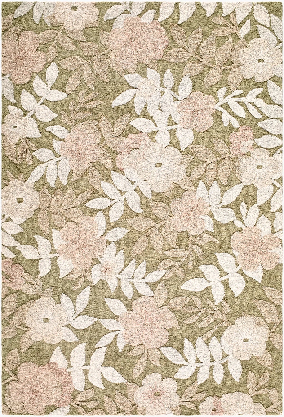 LIVABLISS Fabian FBI-2301 Olive-Green Area Rug