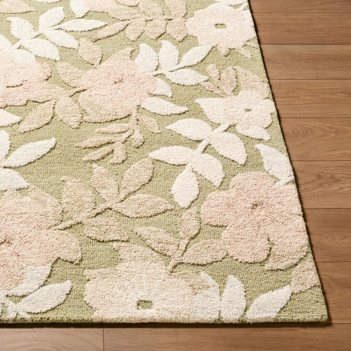 LIVABLISS Fabian FBI-2301 Olive-Green Area Rug