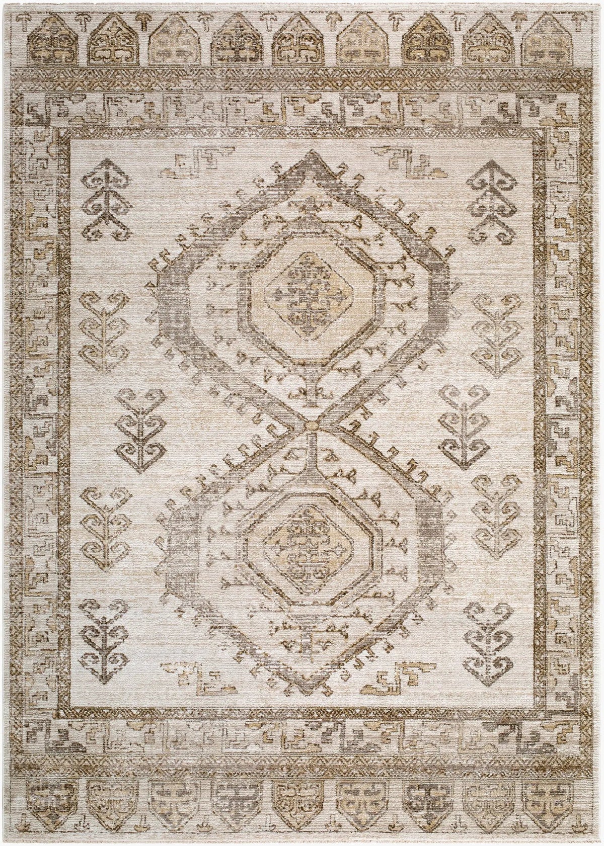 LIVABLISS Fifth Avenue FIF-2319 Taupe Area Rug