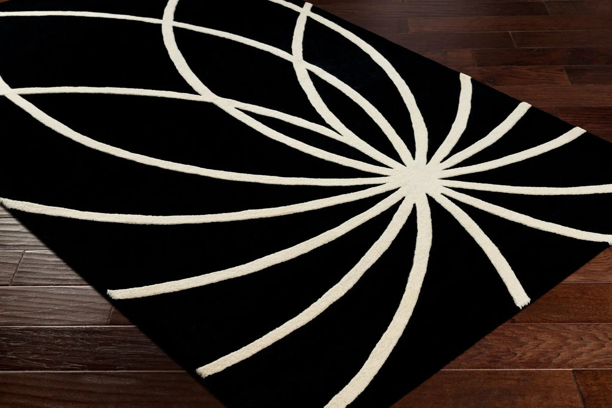LIVABLISS Forum FM-7072 Black Area Rug