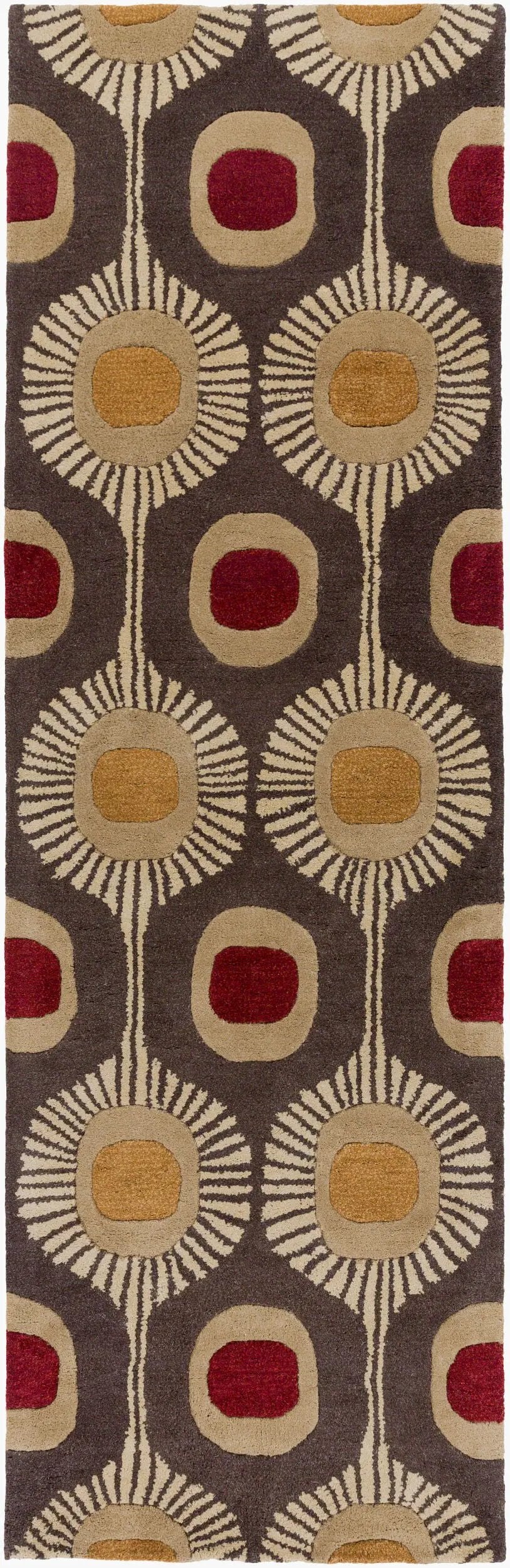 LIVABLISS Forum FM-7170 Dark-Brown Area Rug