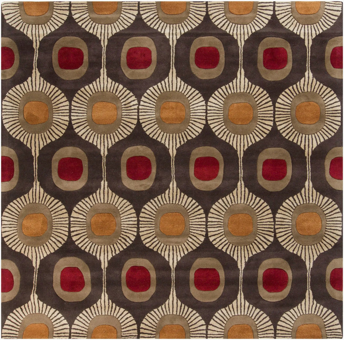 LIVABLISS Forum FM-7170 Dark-Brown Area Rug
