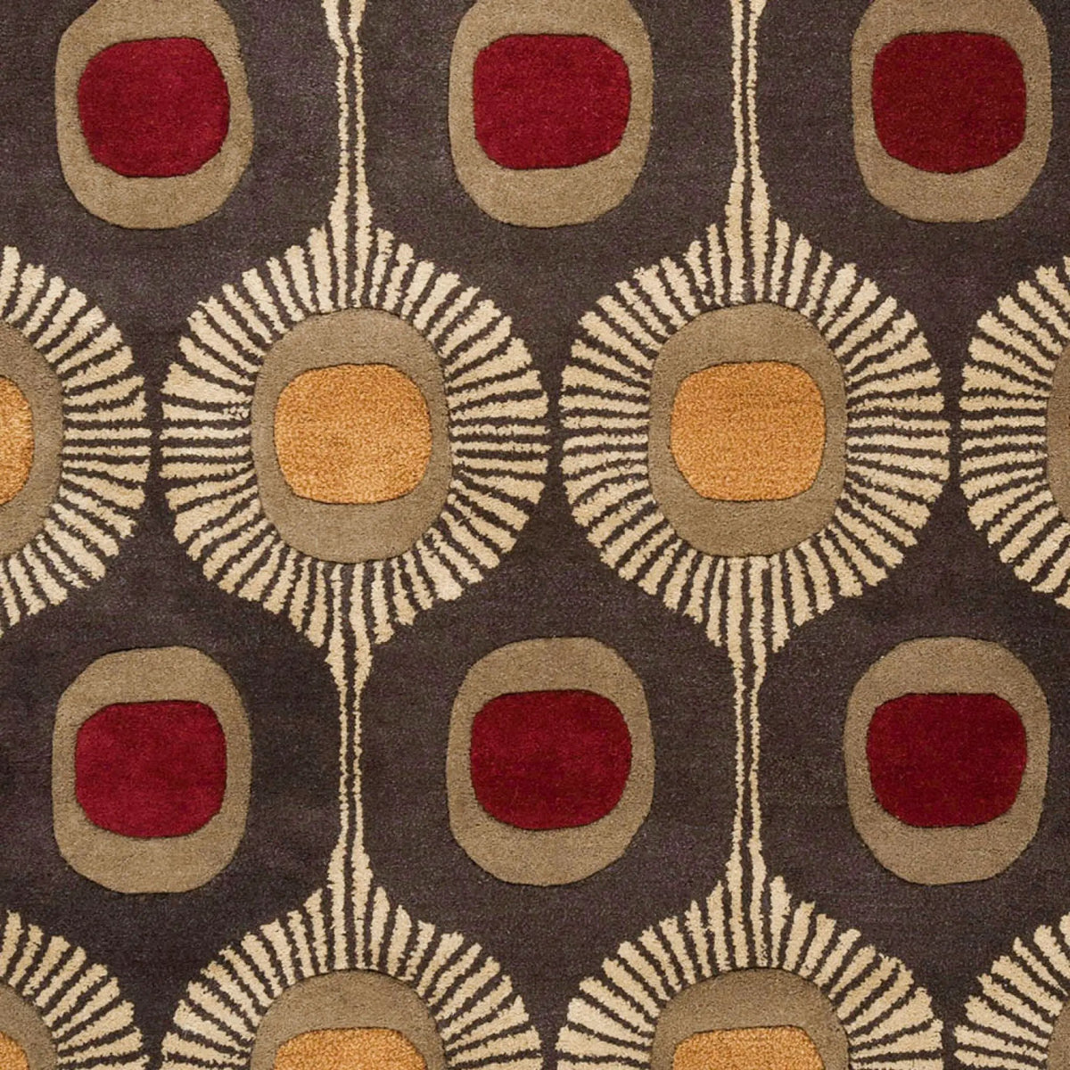 LIVABLISS Forum FM-7170 Dark-Brown Area Rug
