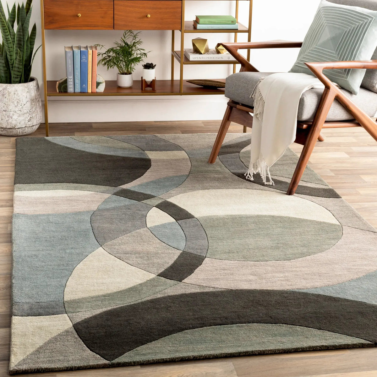 LIVABLISS Forum FM-7193 Taupe Area Rug