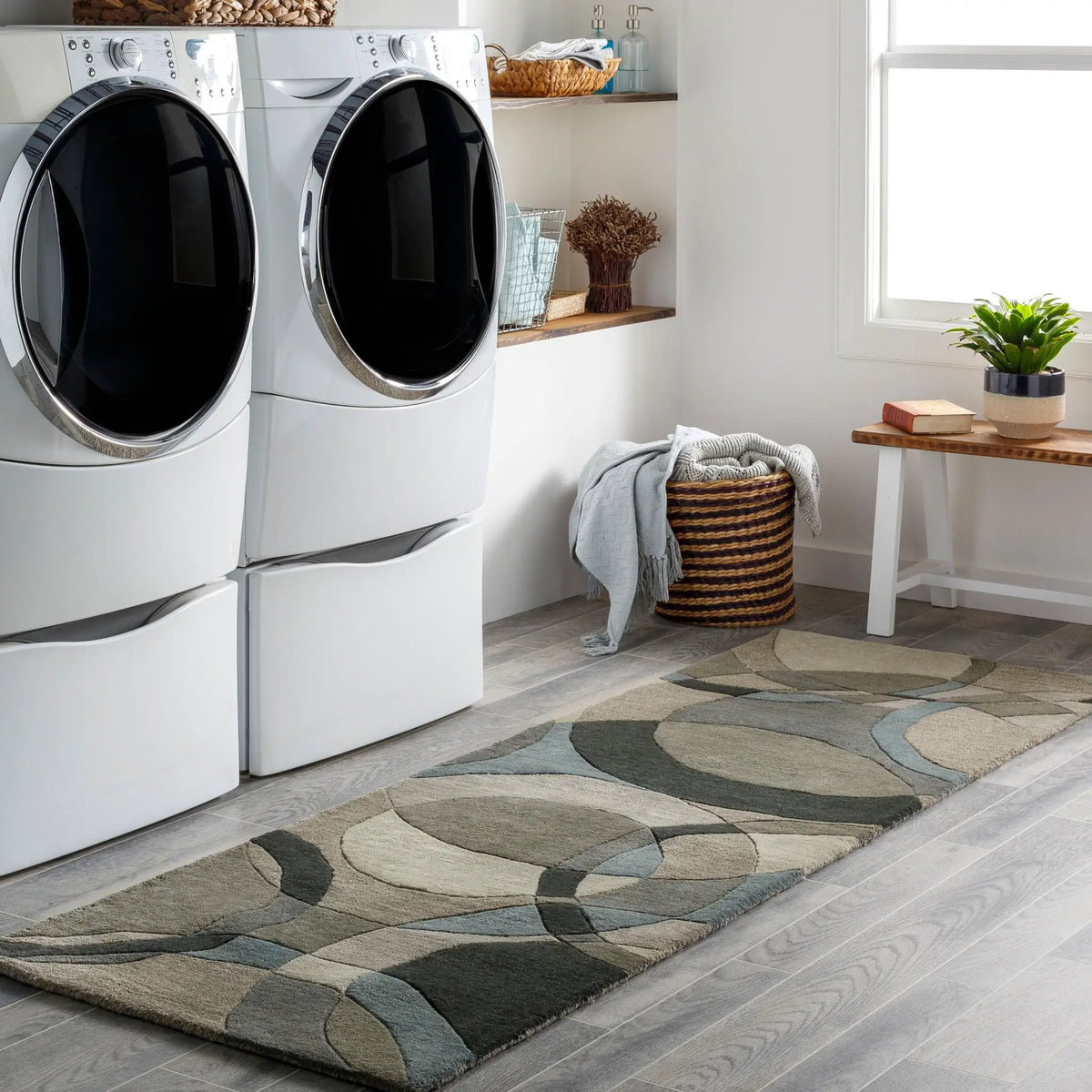 LIVABLISS Forum FM-7193 Taupe Area Rug