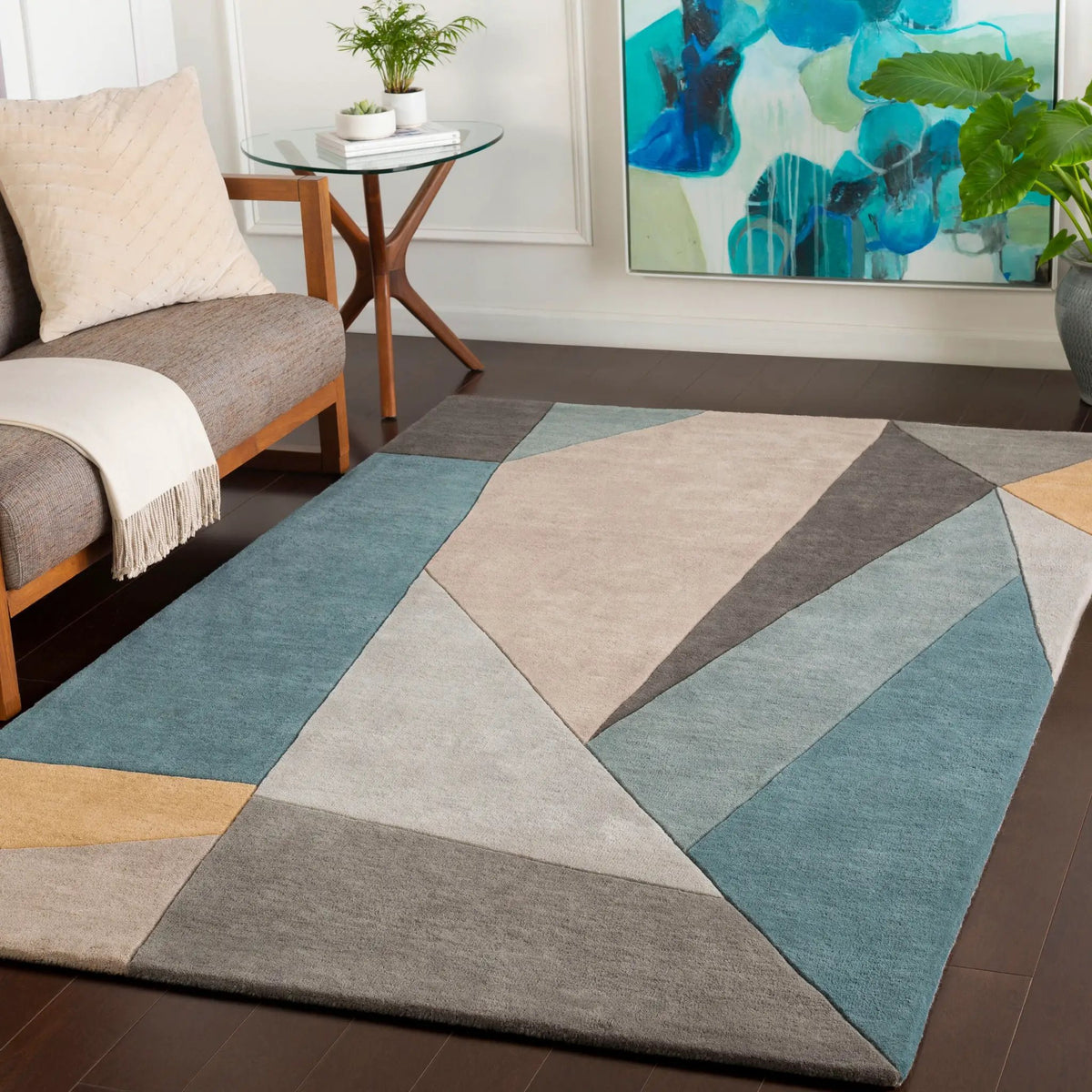 LIVABLISS Forum FM-7223 Dusty-Sage Area Rug