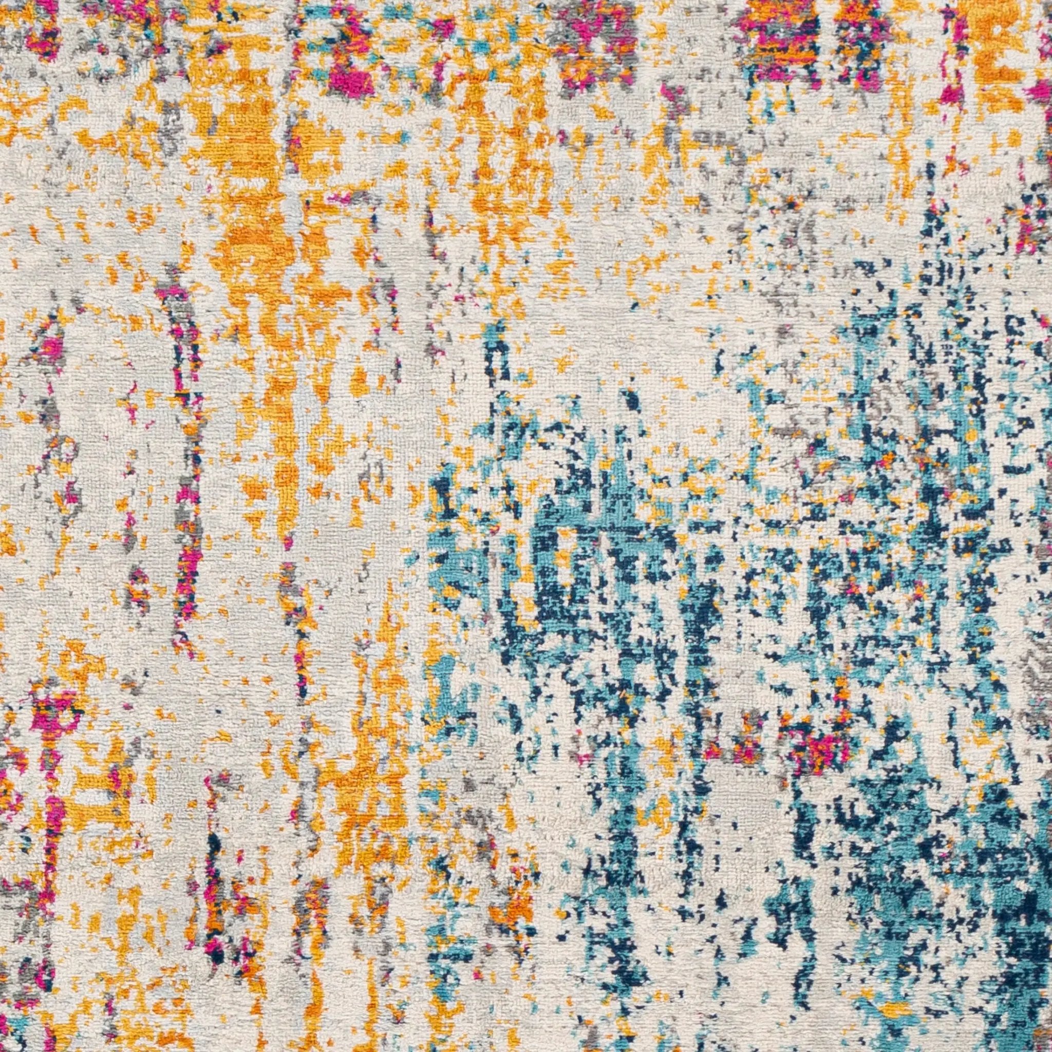 Floransa FSA-2330 Gray Area Rug by LIVABLISS