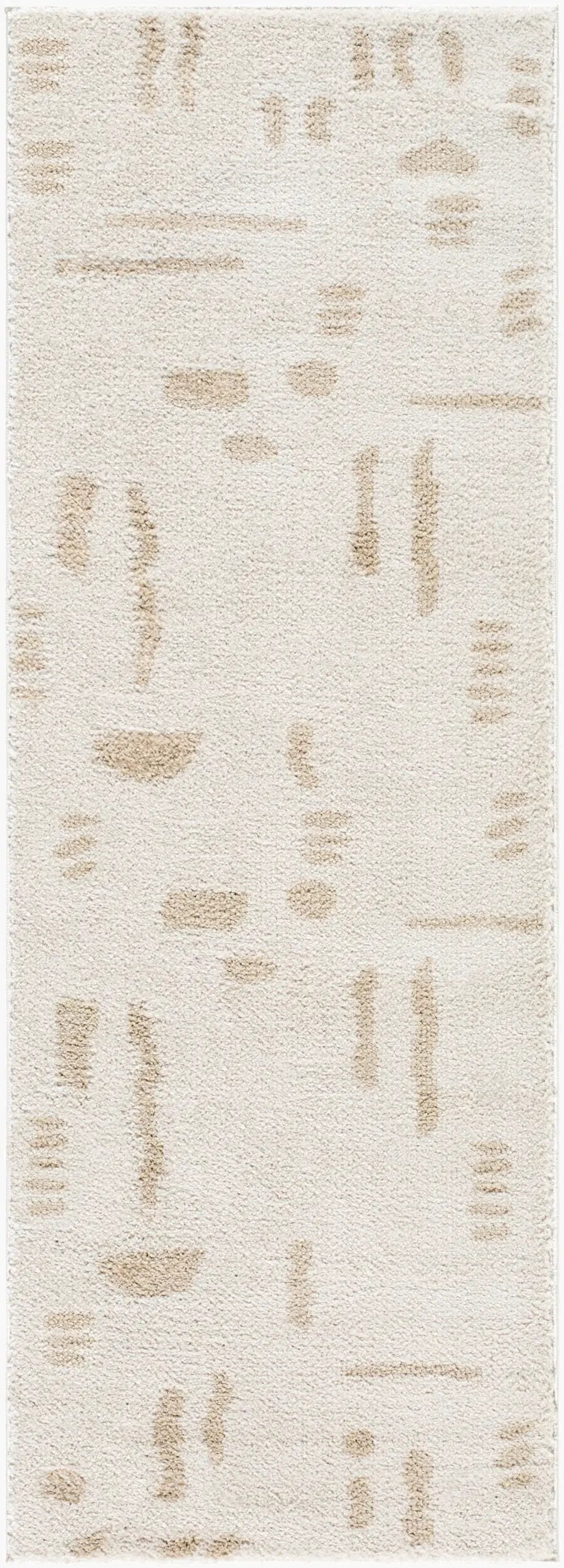 LIVABLISS Fossay Shag FSG-2301 Light-Beige Area Rug