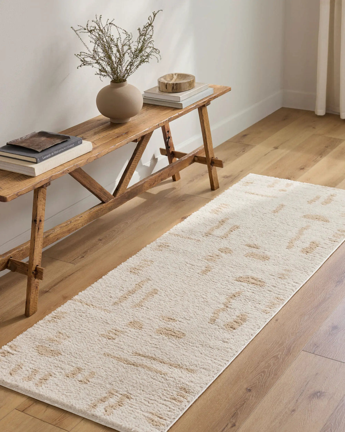 LIVABLISS Fossay Shag FSG-2301 Light-Beige Area Rug