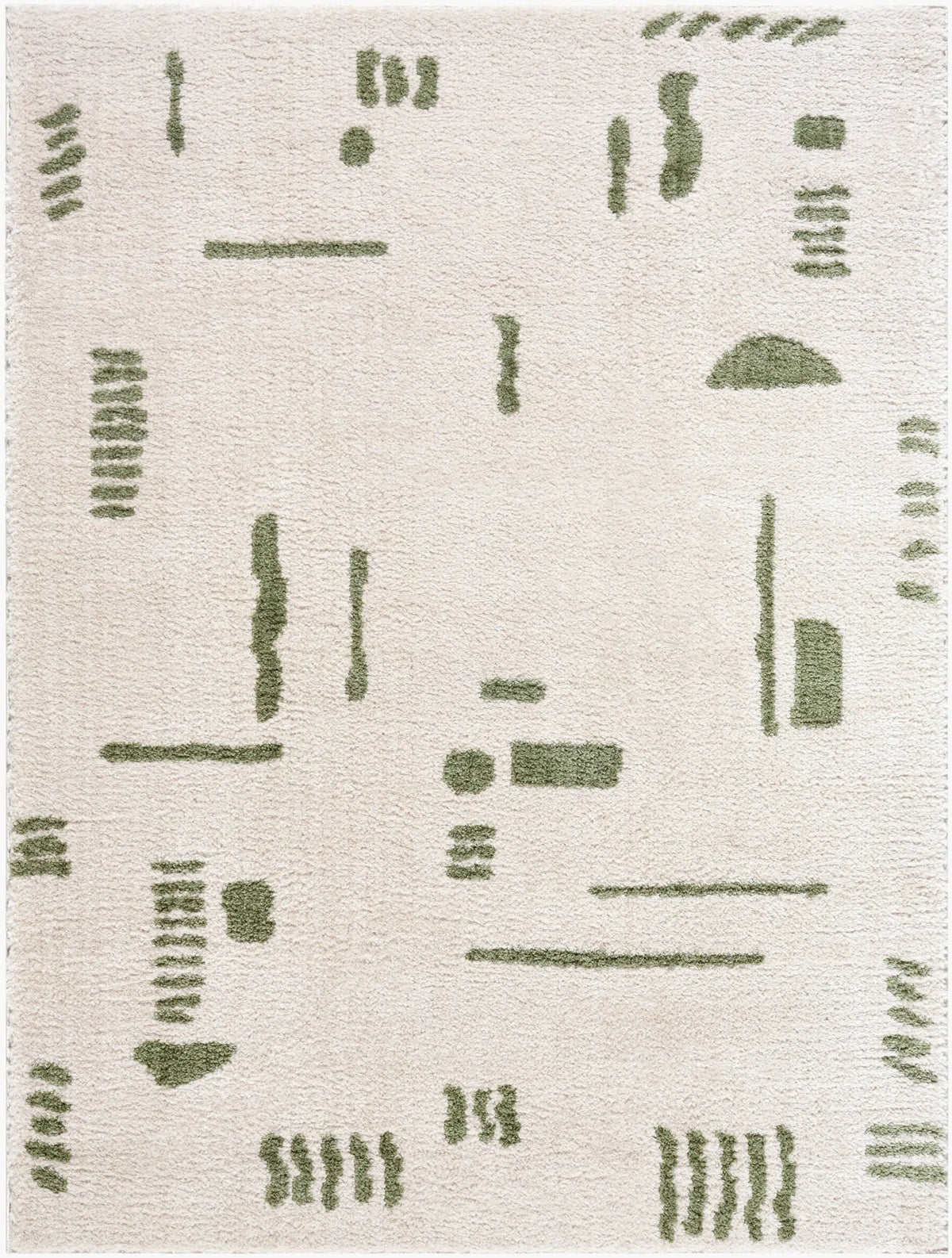 LIVABLISS Fossay Shag FSG-2302 Light-Beige Area Rug