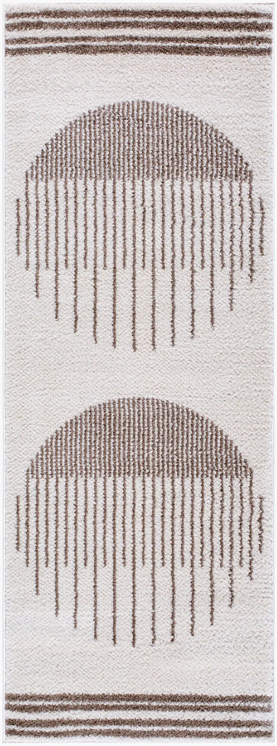 LIVABLISS Fossay Shag FSG-2305 Light-Beige Area Rug