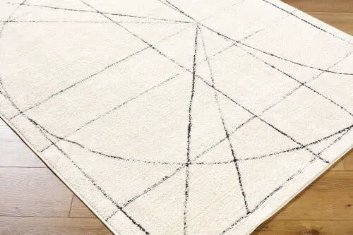 Architect GAAR-2304 Ivory / Black Area Rug by Galey Alix x LIVABLISS