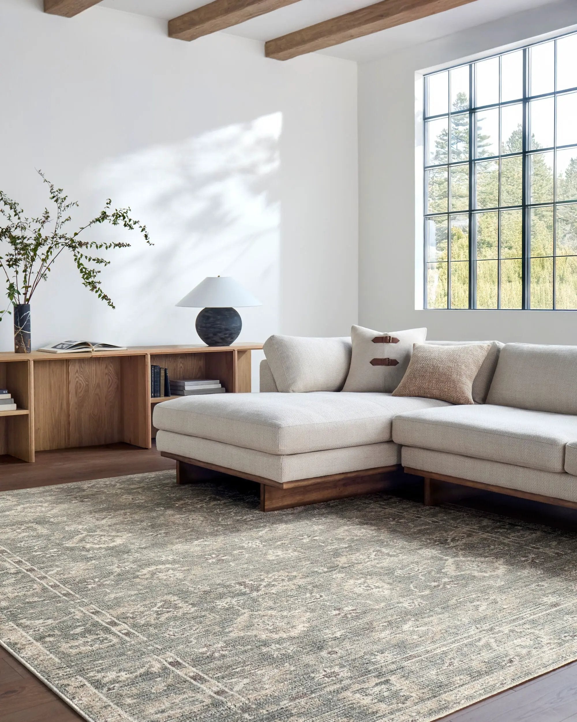 Collins Avenue GACA-2300 Dusty Sage Area Rug by Galey Alix x LIVABLISS