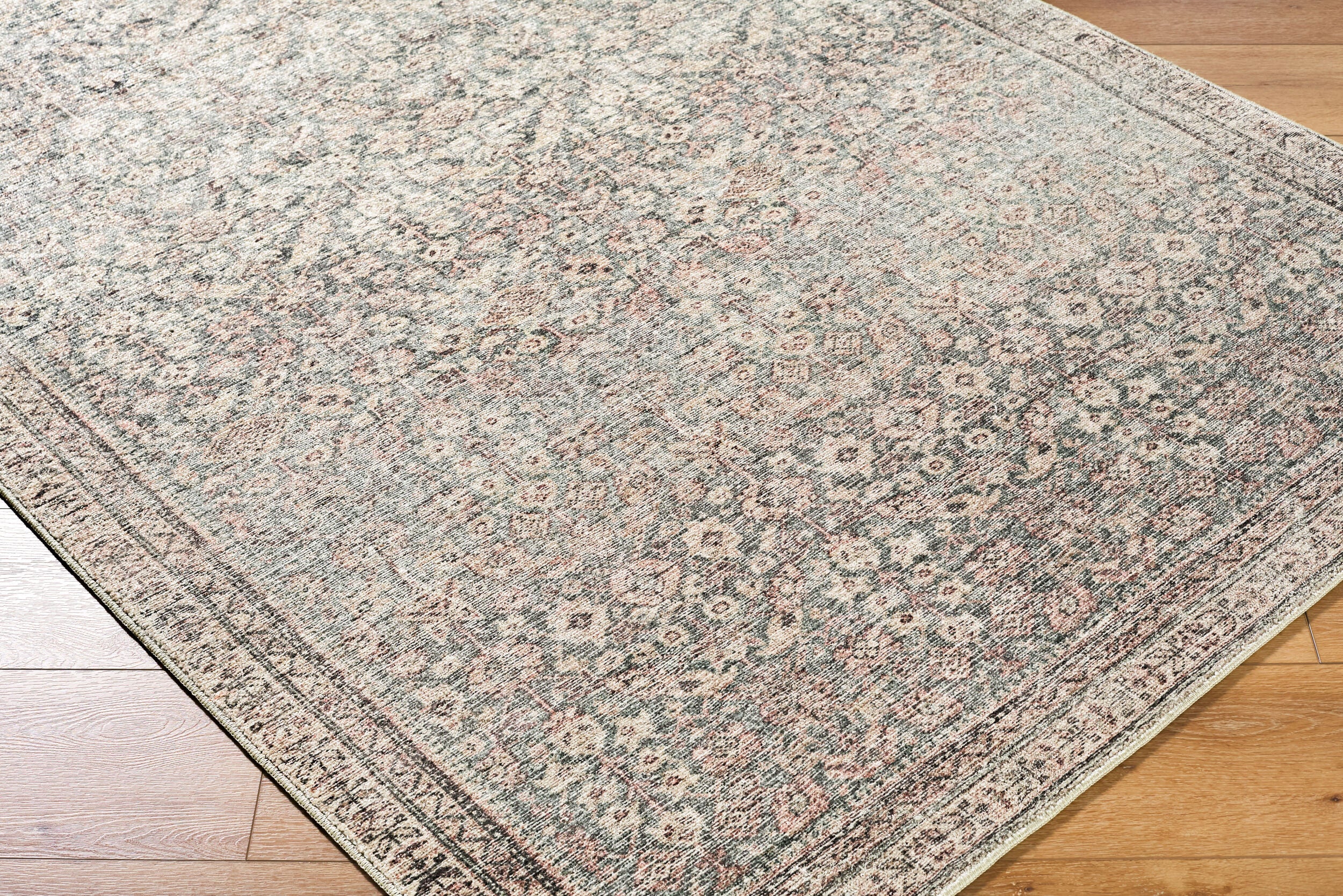 Galey Alix x Livabliss Collins Avenue GACA-2302 Dark Green Area Rug