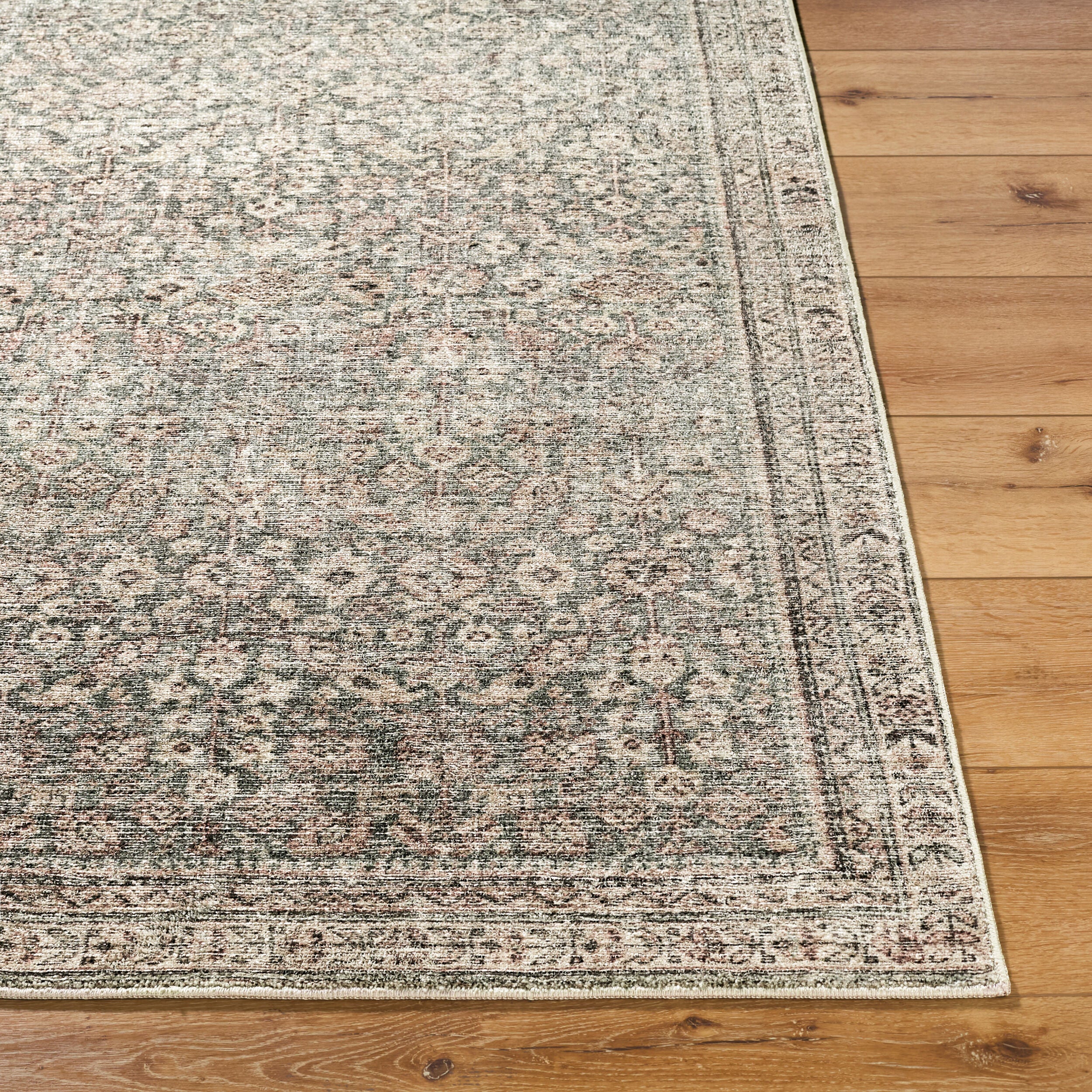 Galey Alix x Livabliss Collins Avenue GACA-2302 Dark Green Area Rug