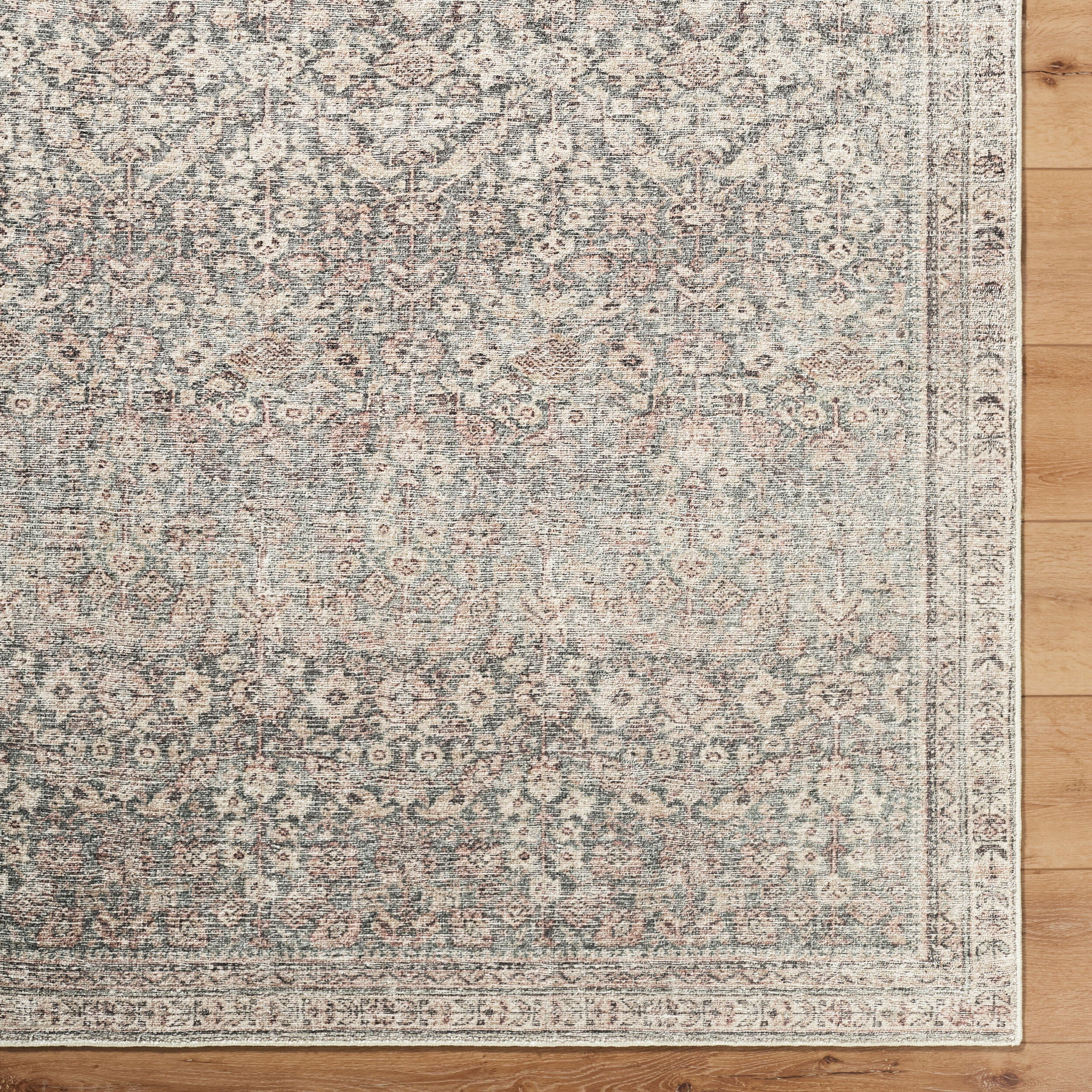 Galey Alix x Livabliss Collins Avenue GACA-2302 Dark Green Area Rug